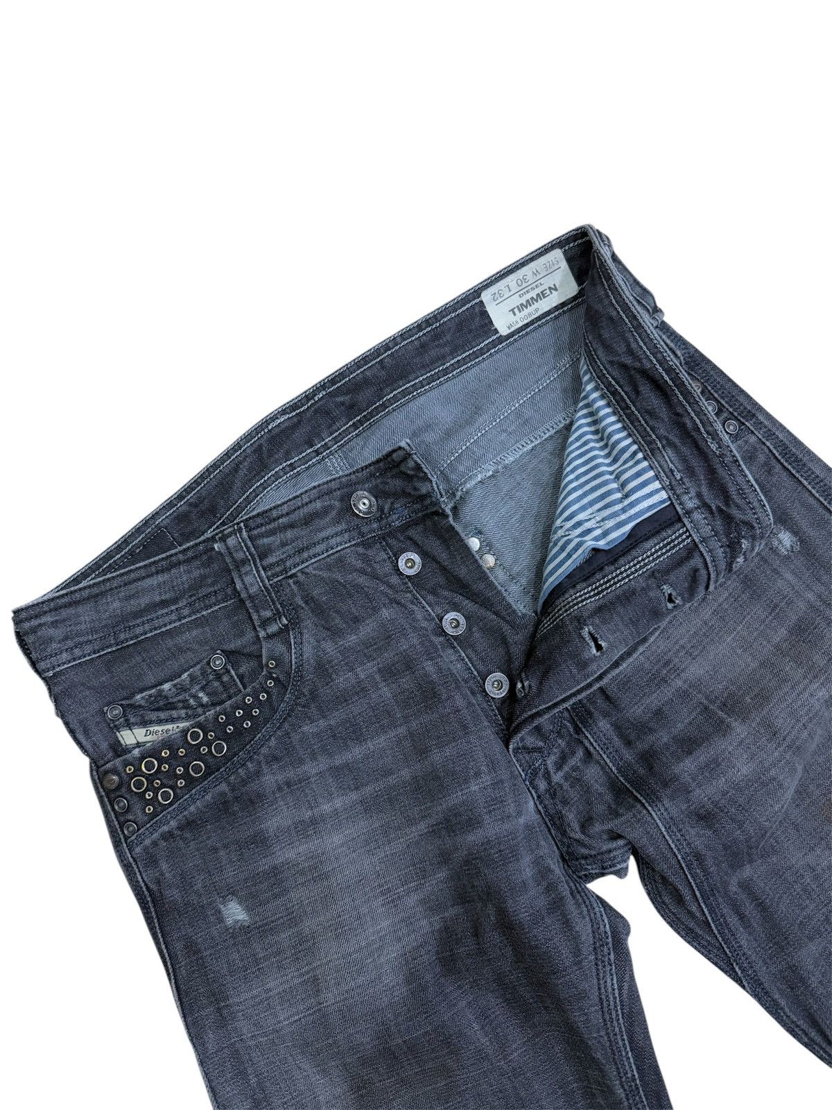 Diesel DIESEL TIMMEN DISTRESSED JEANS STYLE Size US 32 / EU 48 - 3 Thumbnail