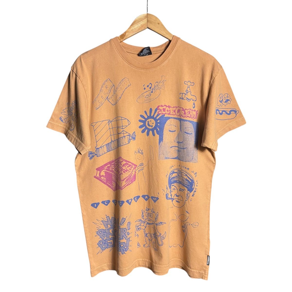 Icecream Billionaire Boys Club Ice Cream BBC All Over Print T-Shirt Size US L / EU 52-54 / 3 - 1 Thumbnail