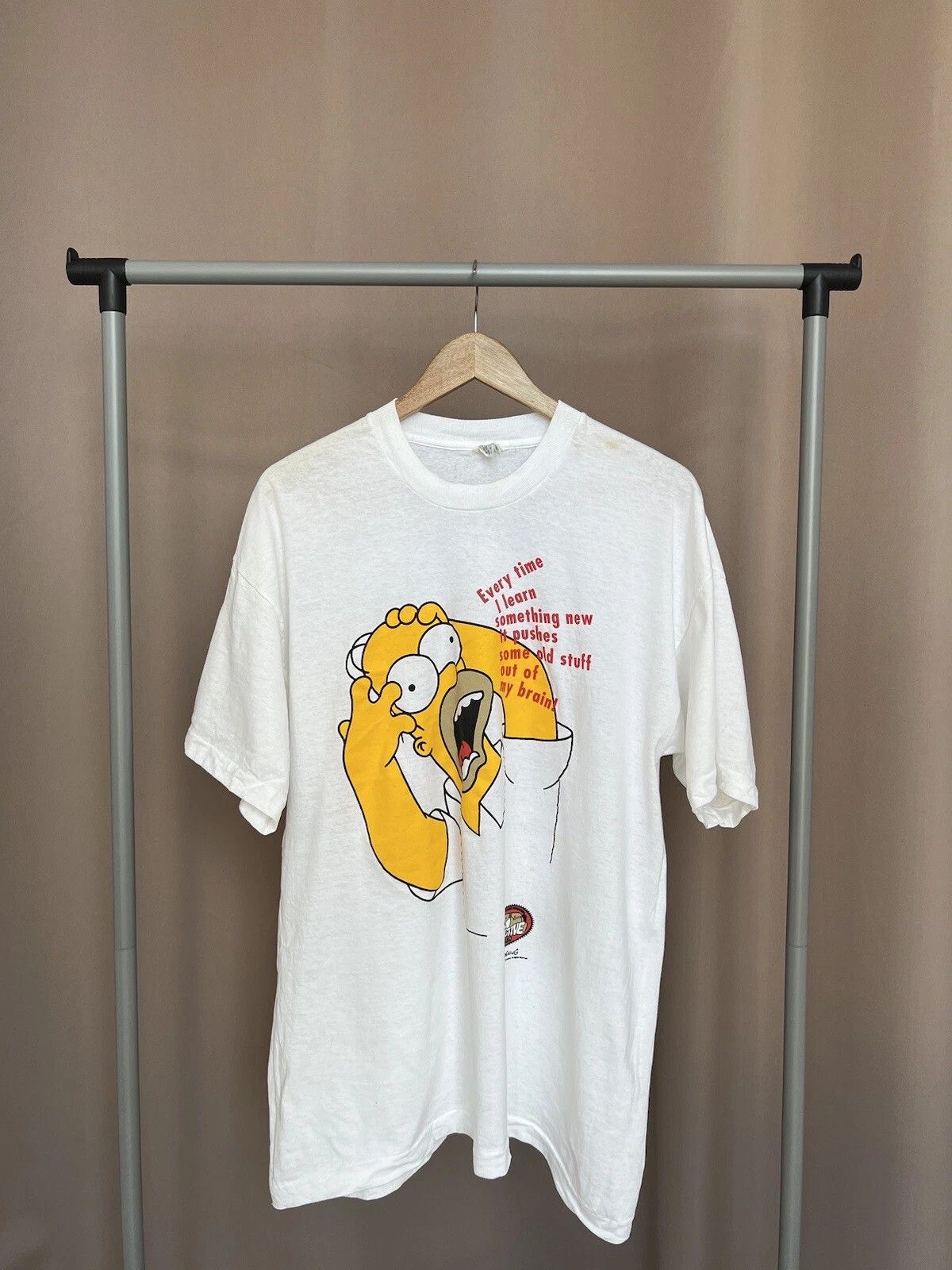 The Simpsons Homer Simpson 1999 T-Shirt Screen Stars Mens Size XL Vintage Size US XL / EU 56 / 4 - 1 Thumbnail