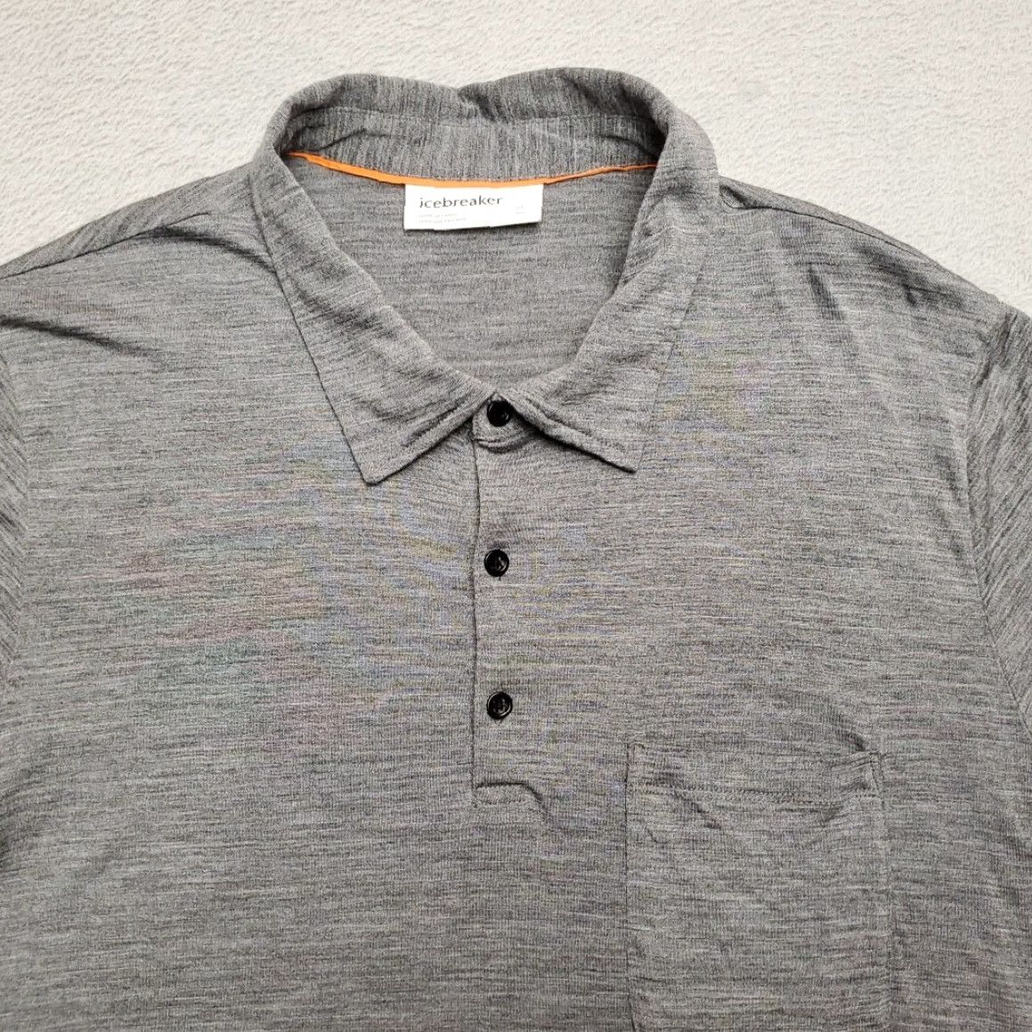 Icebreaker Icebreaker Shirt Mens XL Gray Wool Blend Outdoor Technical Polo Gorp Short Sleeve Solid 90s? Size US XL / EU 56 / 4 - 5 Thumbnail