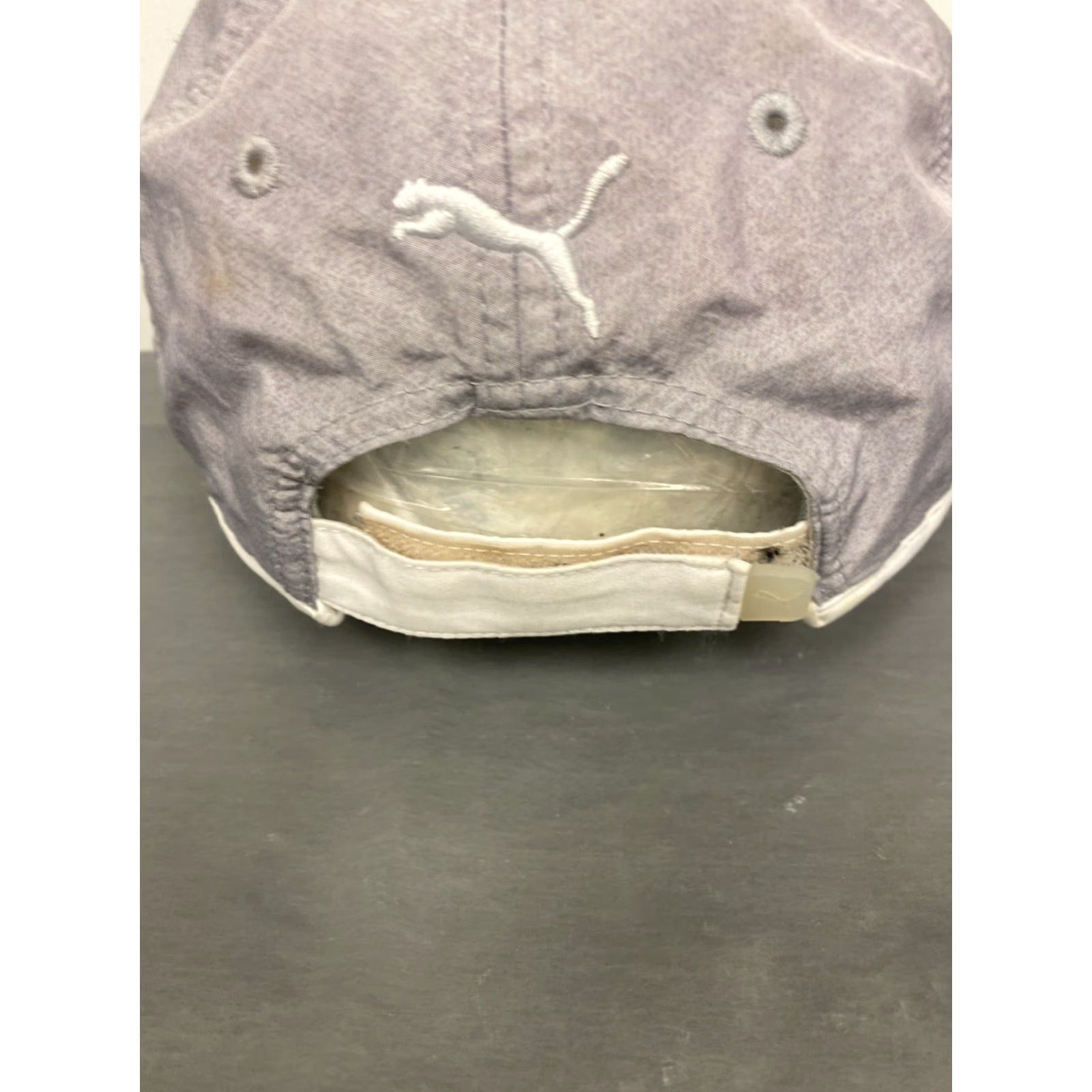 Puma Puma Hat Cap Strapback Gray White Adjustable Embroidered Workout Adult /689 Size ONE SIZE - 5 Thumbnail