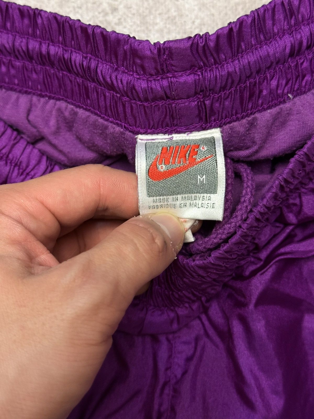 Vintage VERY RARE, Vintage Nike Nylon Sweatpants 90s Y2K Size US 32 / EU 48 - 5 Thumbnail