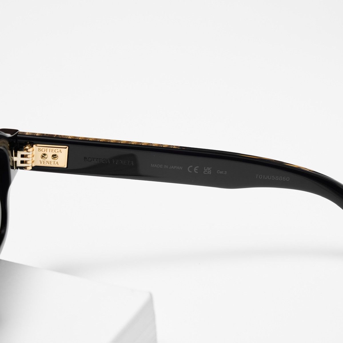 Bottega Veneta BOTTEGA VENETA BV1442S 001 SUNGLASSES Size ONE SIZE - 4 Thumbnail