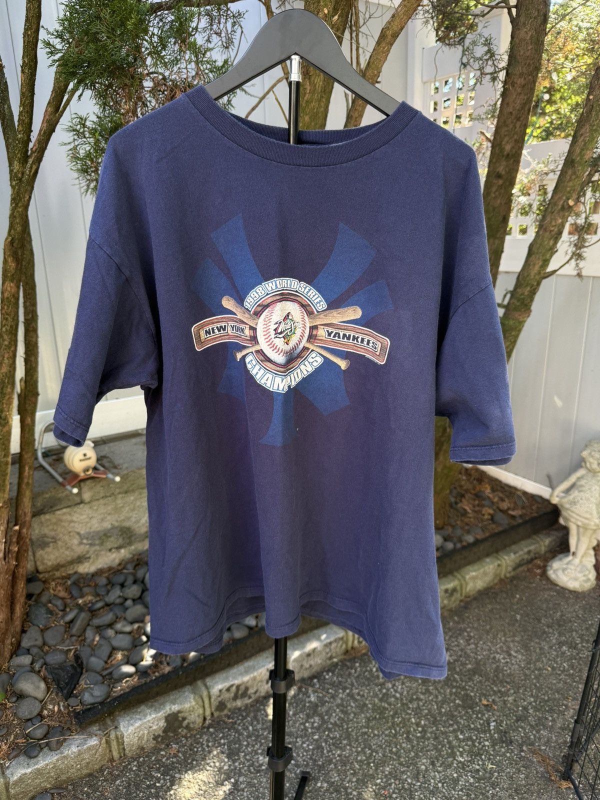 Starter Vtg 90s Starter Tee world series xl yankees Size US XL / EU 56 / 4 - 1 Thumbnail