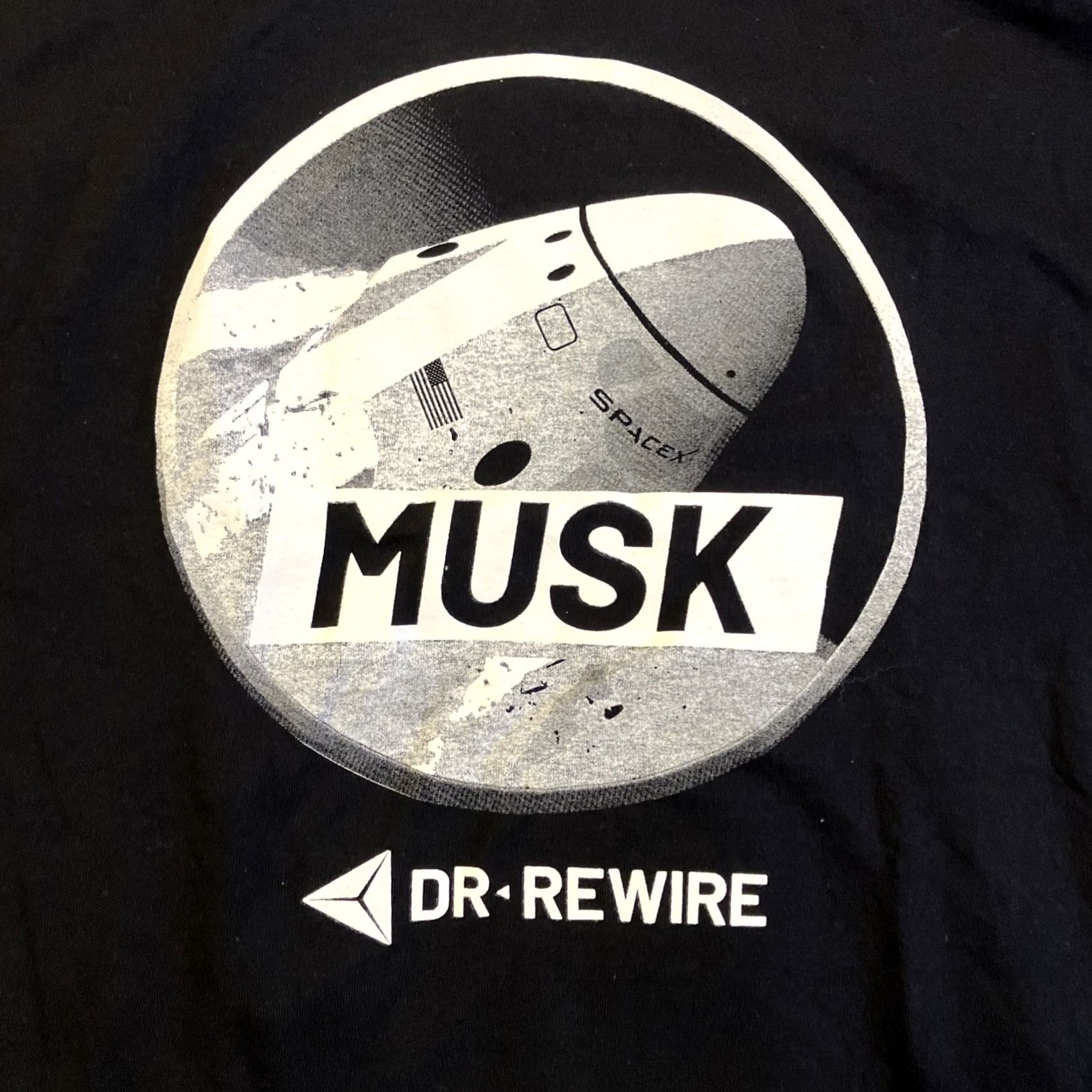 Gildan SpaceX Elon Musk DR REWIRE Space X T Shirt Large NWOT RARE Awesome Size US L / EU 52-54 / 3 - 2 Thumbnail