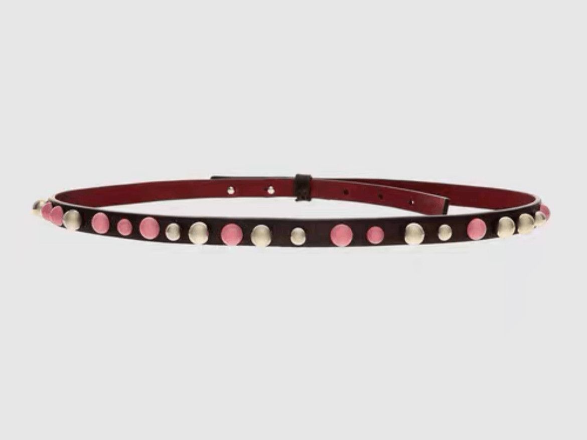 Other Sz 70 Dries Van Noten Poke Dots Belt-2508 Size ONE SIZE - 1 Thumbnail