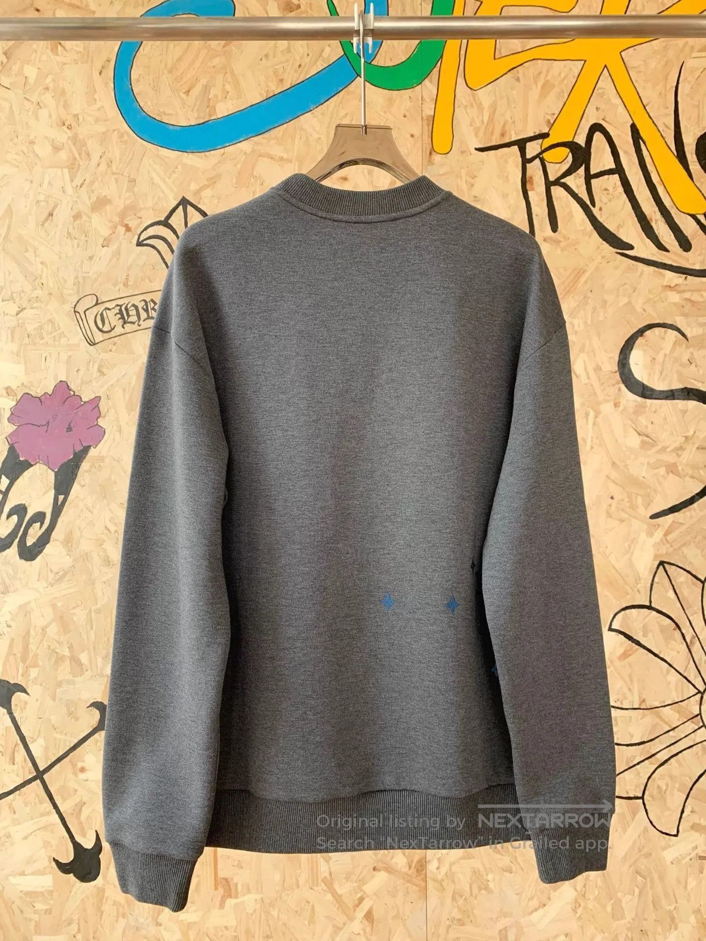 Louis Vuitton Gray Graphic Print Sweatshirt Size L. Size US L / EU 52-54 / 3 - 6 Thumbnail