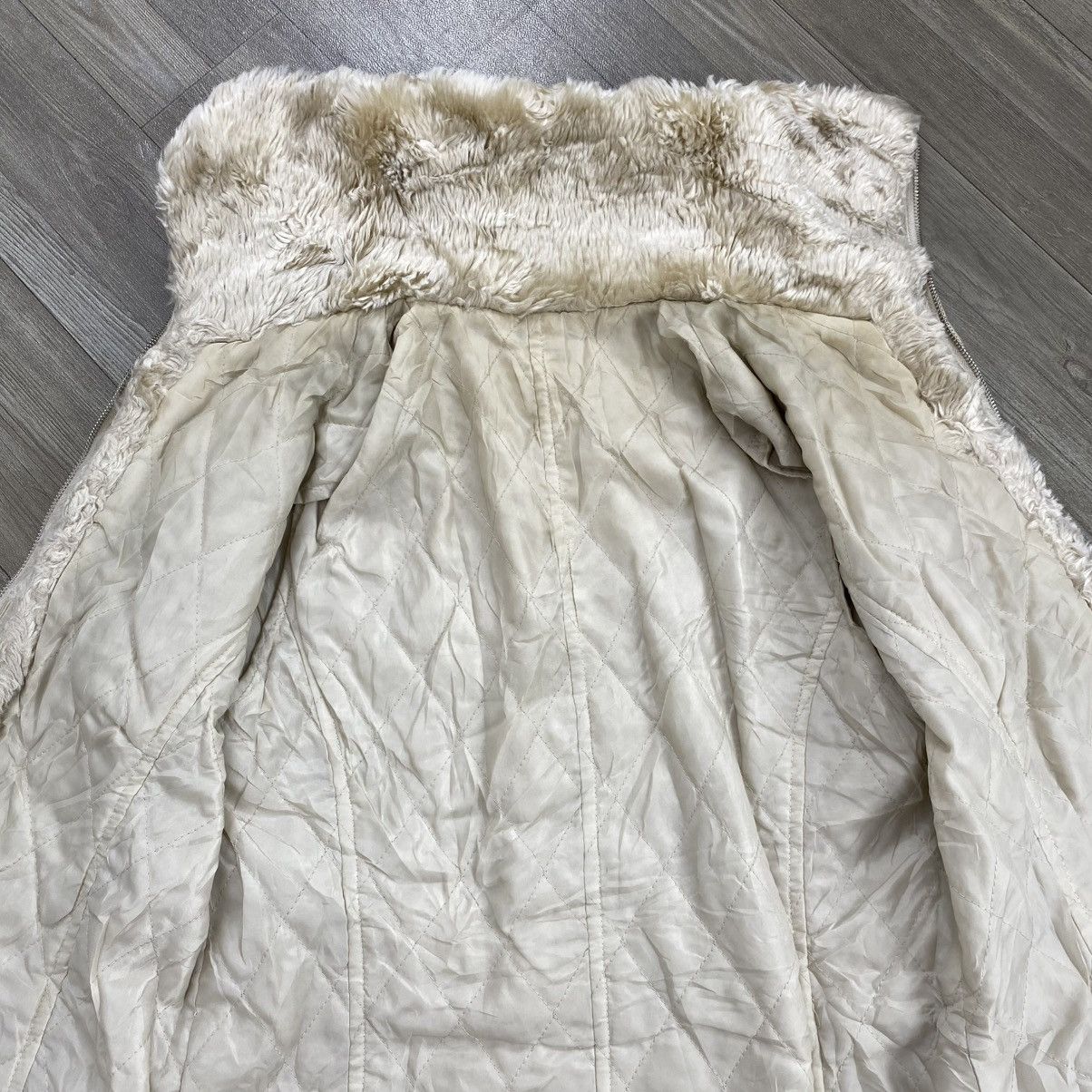 If Six Was Nine 2000s Clear Weather Faux Fur Lgb Goa Corduroy Coat Jacket Size US M / EU 48-50 / 2 - 11 Thumbnail