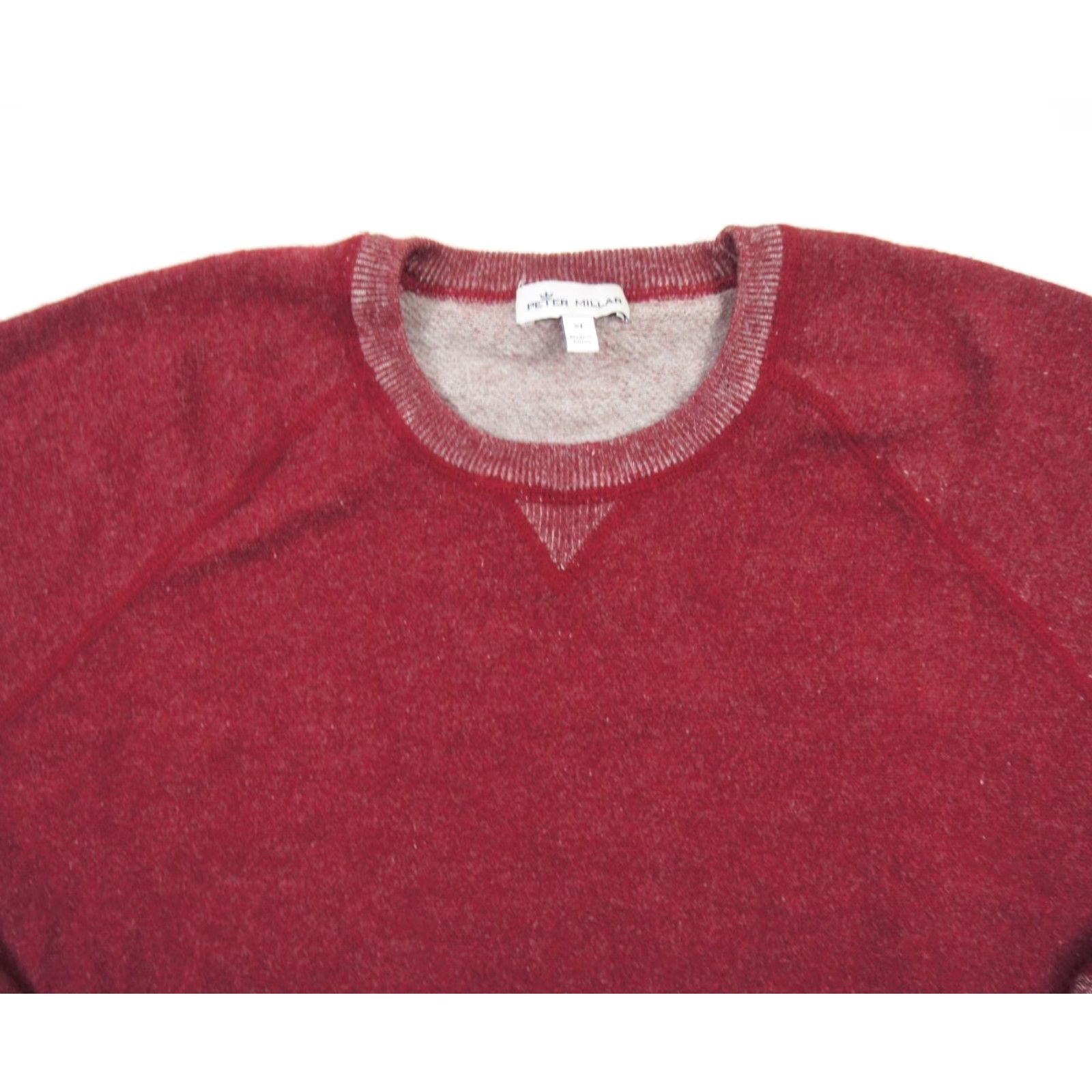 Peter Millar Peter Millar Sweater Mens XL Red Crew Neck Knit Pullover Cotton Wool All Seasons Autumn Winter Spring Summer Classic Preppy Mens Size US XL / EU 56 / 4 - 2 Thumbnail