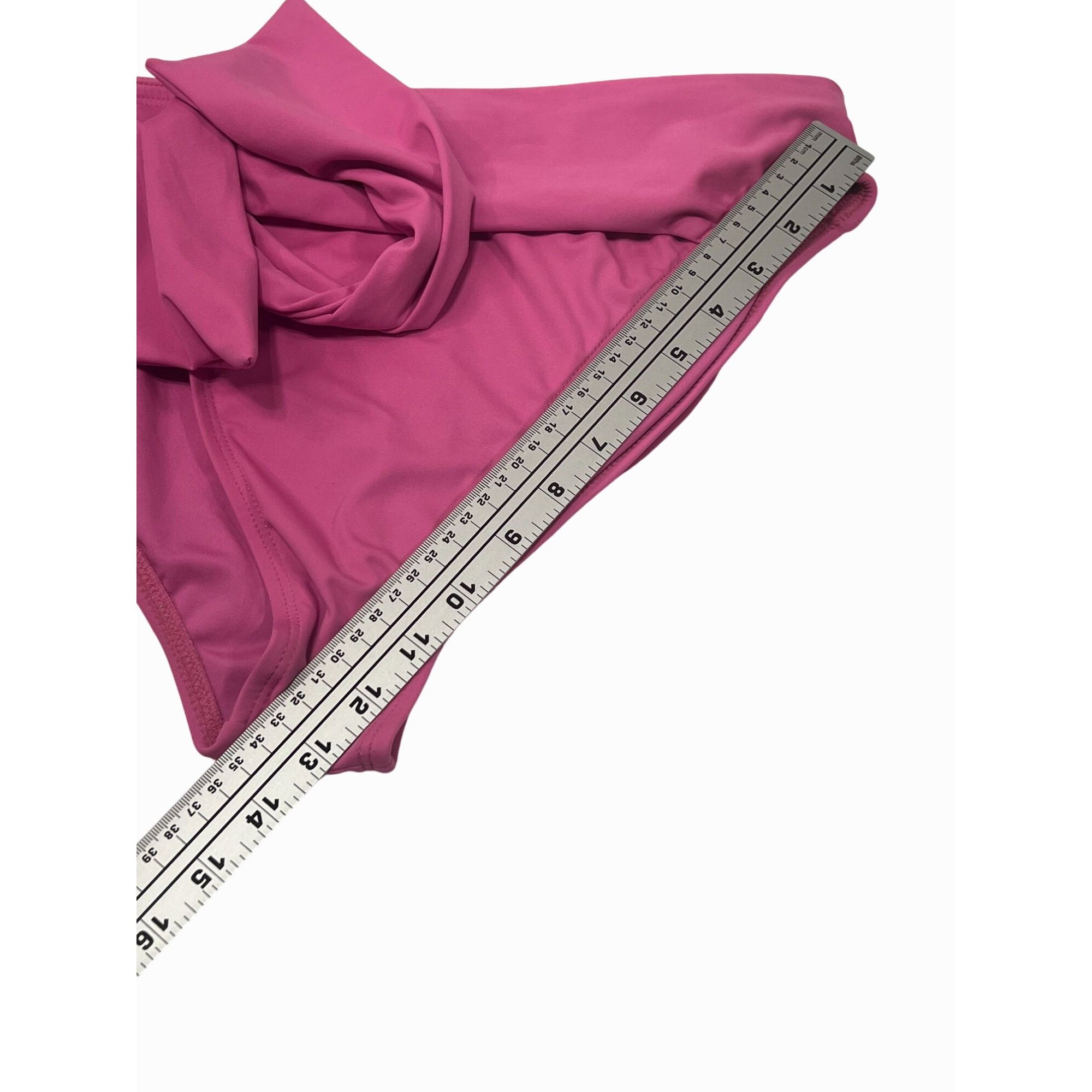 Other Liberty & Justice - Women's High Leg Bikini Bottom - Pink - Size ONE SIZE - 5 Thumbnail