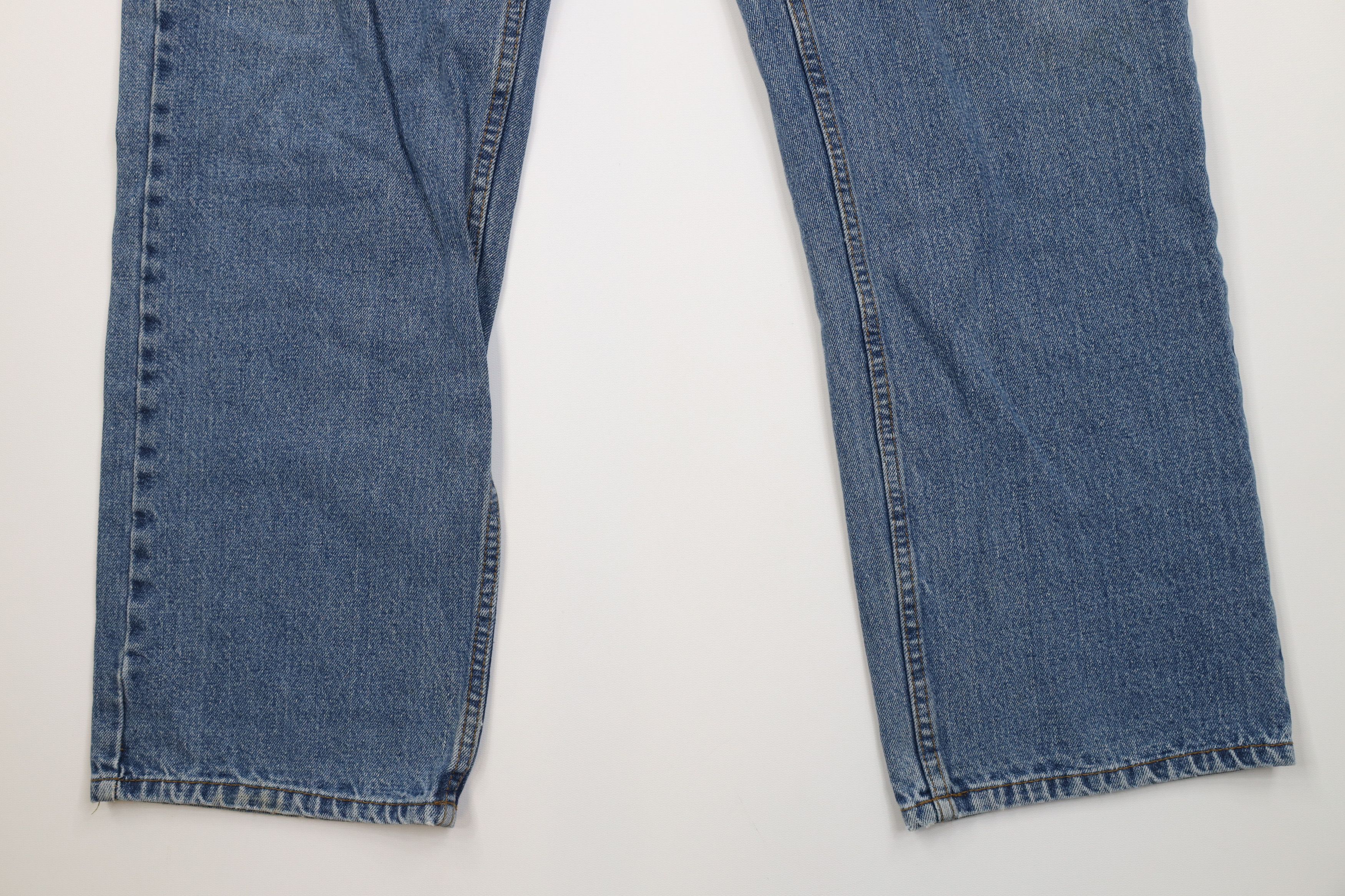 Vintage Vintage 90s Streetwear Wide Leg Denim Jeans Blue Cotton Size US 34 / EU 50 - 4 Thumbnail