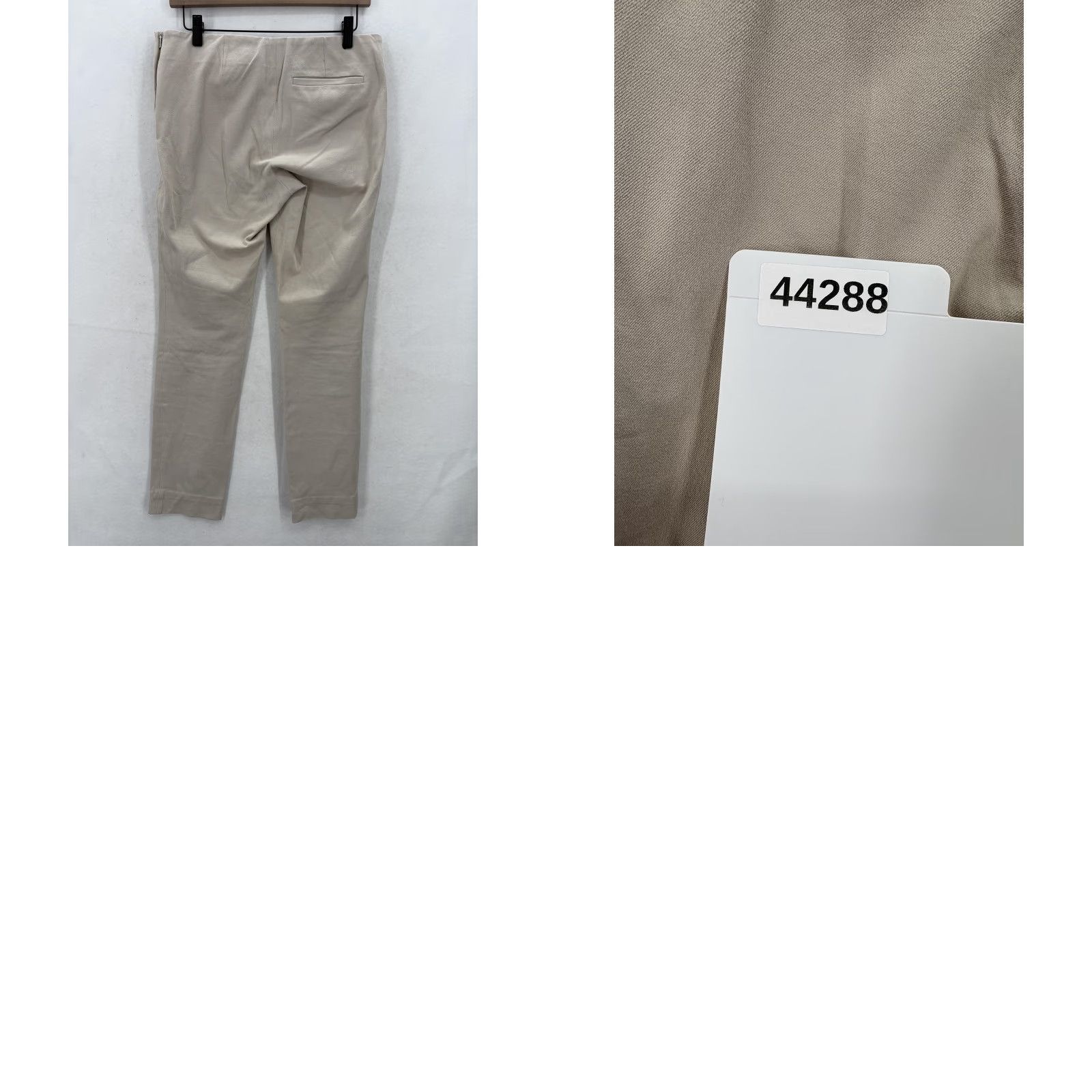 Cos COS Pants Womens 10 Beige Cotton Stretch Slim Side Zip Ankle Trousers Chino Pants Women Slim Ankle Beige Cotton Spandex Workwear 10 Womens Size 32" / US 10 / IT 46 - 10 Thumbnail