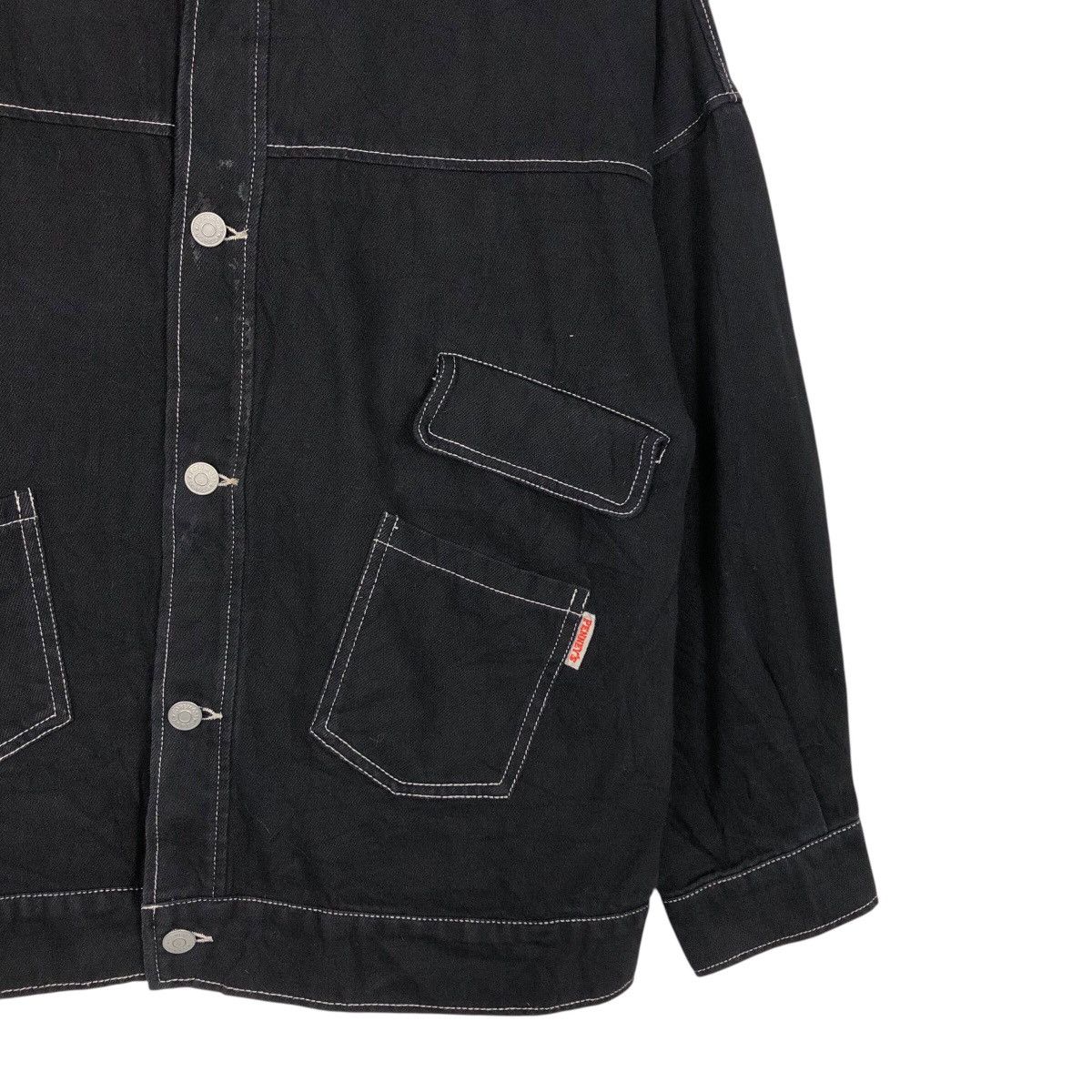 Japanese Brand 📌Vintage Biker Jacket Trucker Penny's Issey Miyake Size US M / EU 48-50 / 2 - 6 Thumbnail