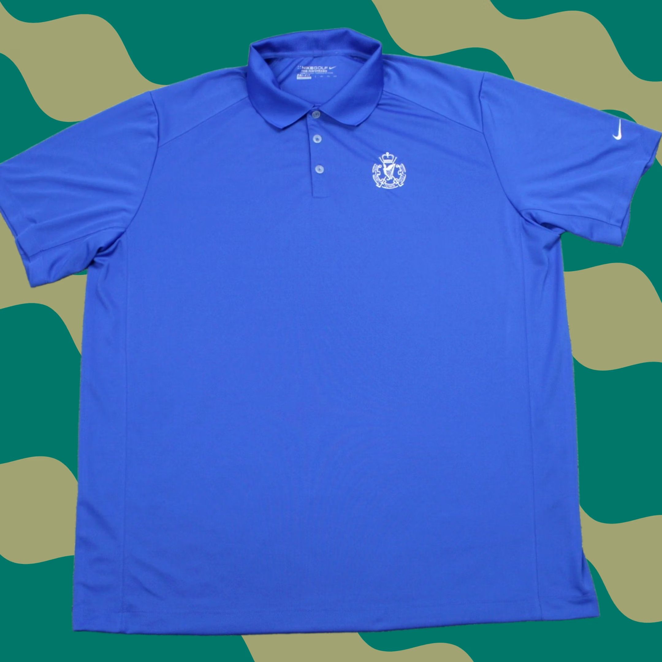 Nike Nike Golf Tour Performance Polo Shirt Mens 2XL Blue Dri-Fit S/S Pullover Polo Size US XXL / EU 58 / 5 - 1 Thumbnail