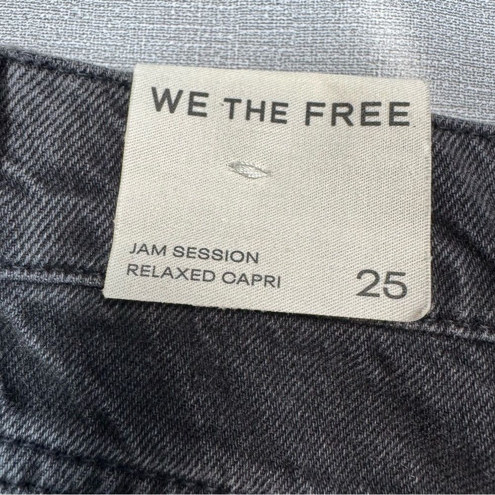Free People NWT New Free People We The Free Relaxed Capri In Rocksteady Size 25" / US 0 / IT 36 - 5 Thumbnail
