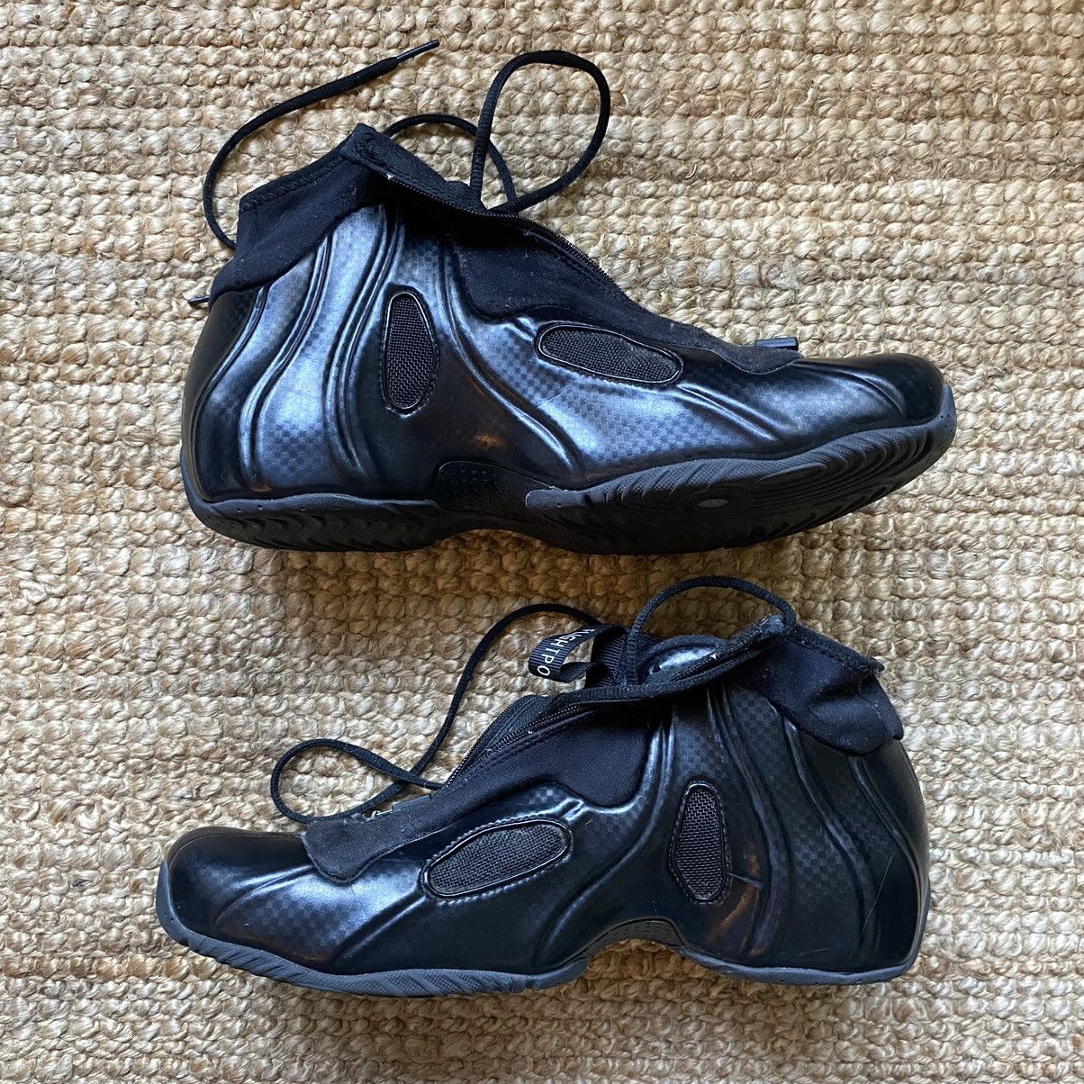 Nike Nike Air Flightposites 2013 Black Carbon Fiber Size US 10 / EU 43 - 2 Thumbnail