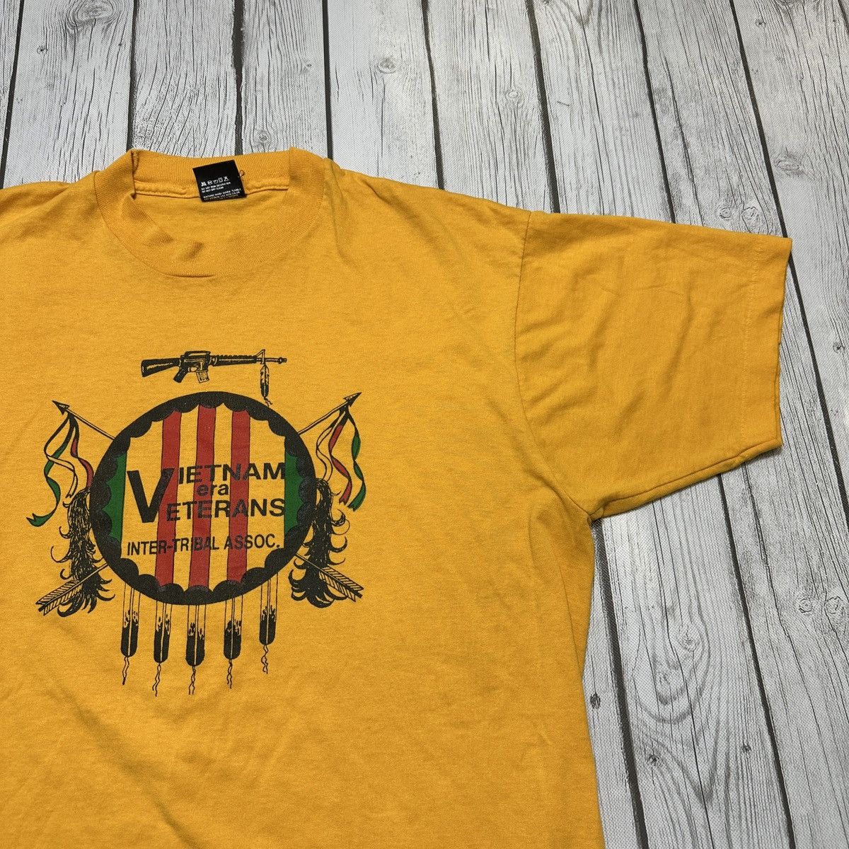 Vintage Vintage Vietnam Veterans tee Size US XL / EU 56 / 4 - 3 Thumbnail