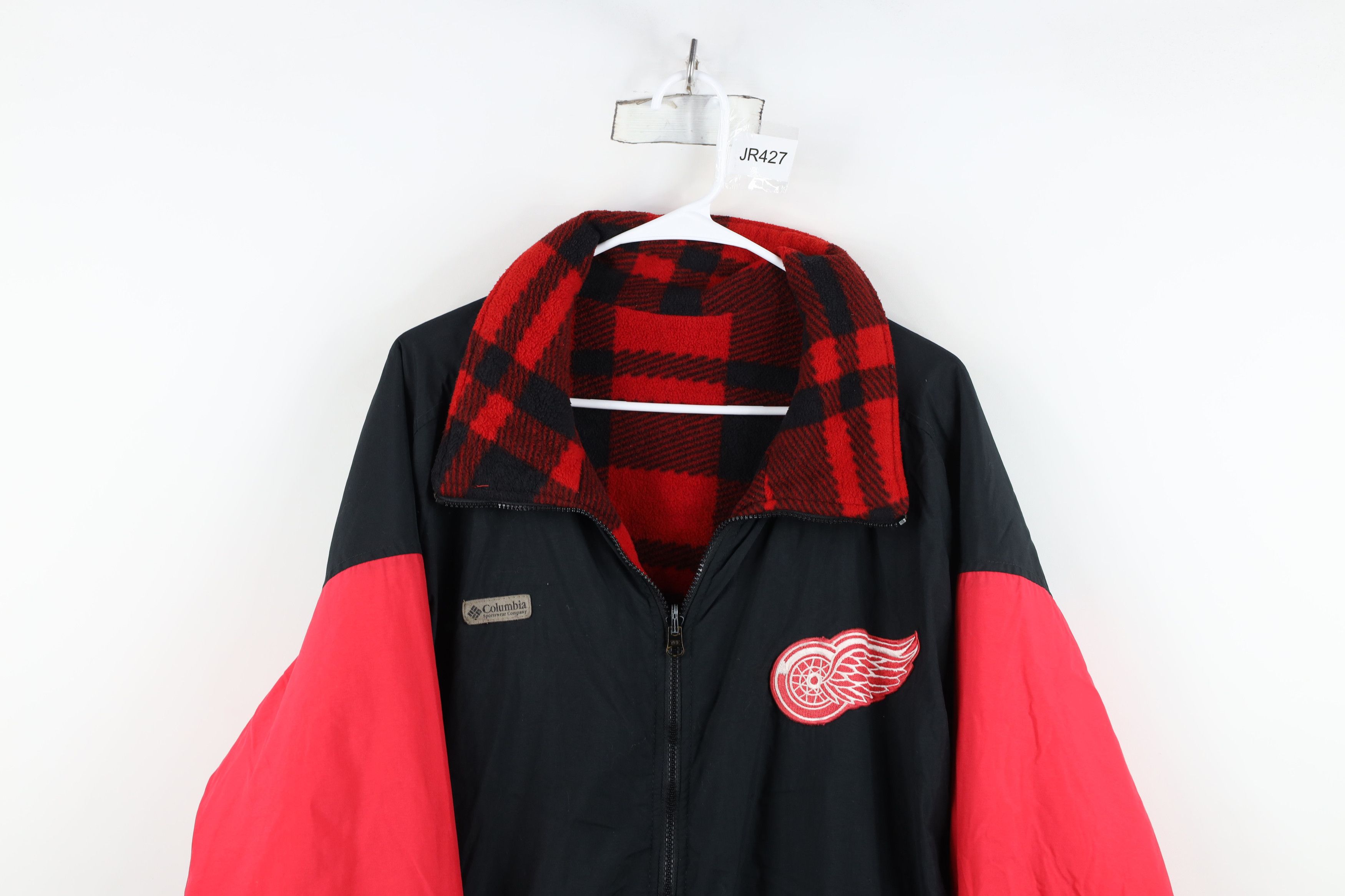 Columbia Vintage 90s Columbia Reversible Hockey Bomber Jacket Size US XL / EU 56 / 4 - 2 Thumbnail