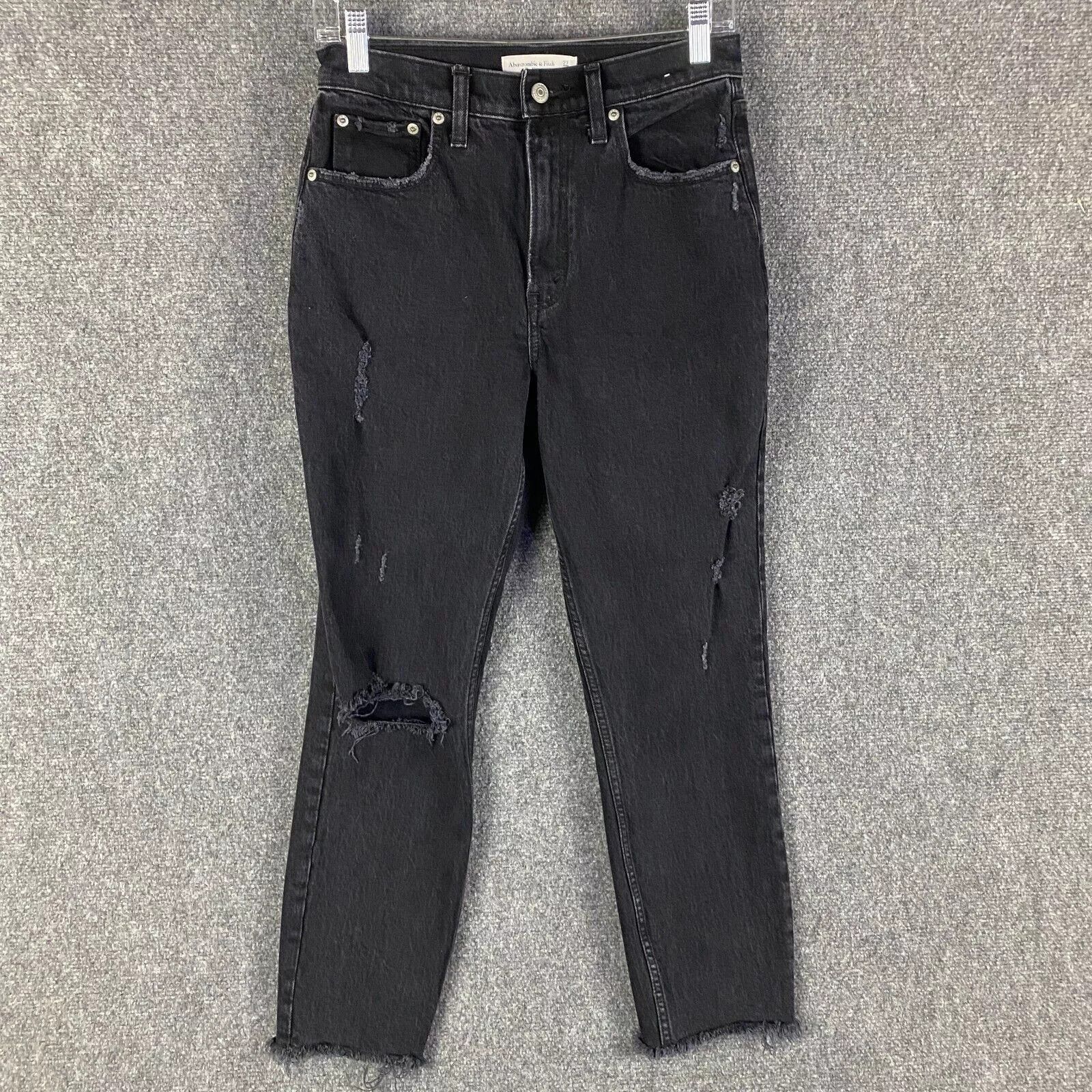 Abercrombie & Fitch Abercrombie & Fitch Mom Jeans Women's 4R / 27 High Rise Size 27" / US 4 / IT 40 - 1 Thumbnail
