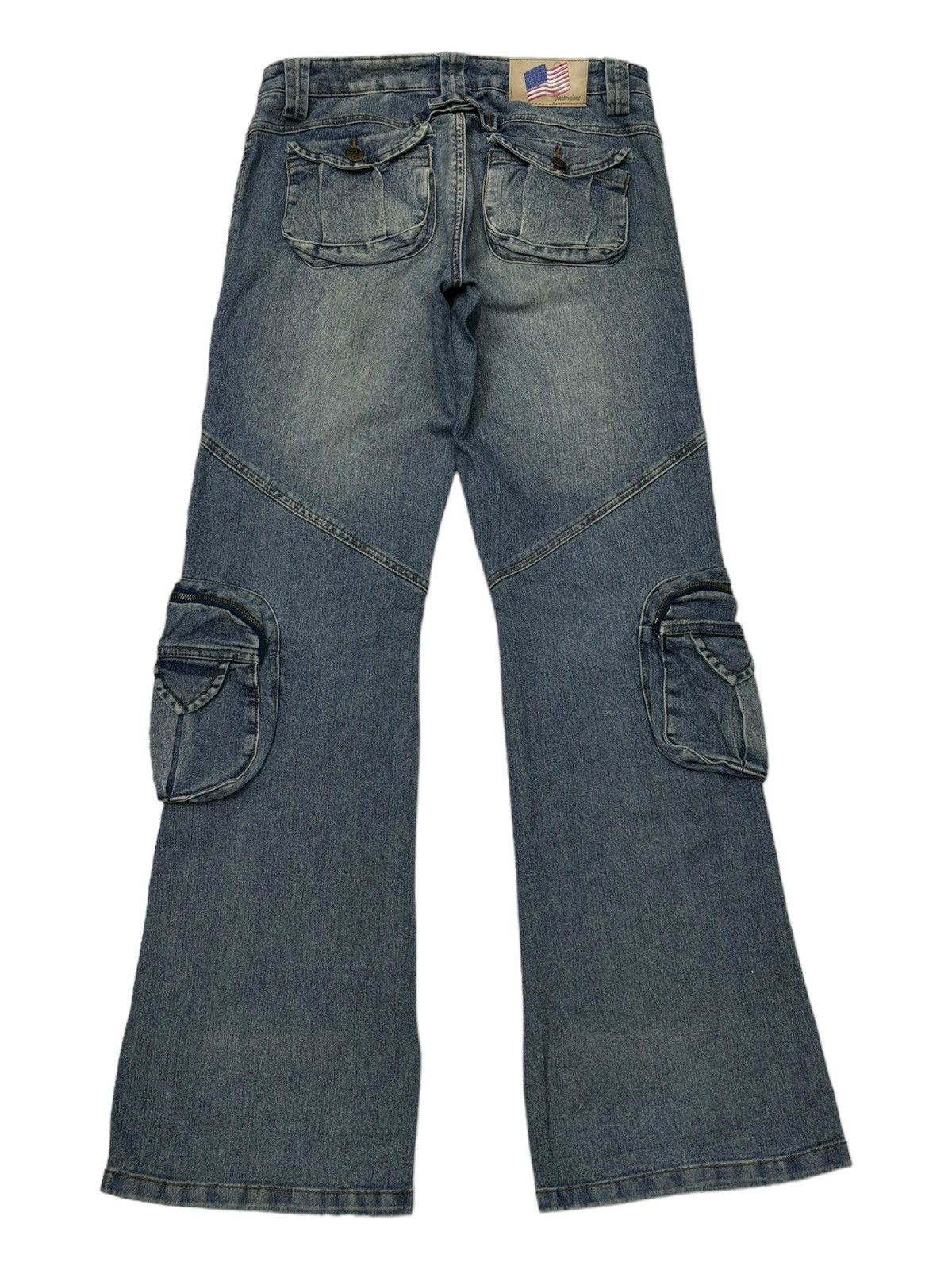 If Six Was Nine FLARE SiCK TACTICAL 3D MULTI POCKET CARGO PANTS PANTOMIME Size US 32 / EU 48 - 7 Thumbnail