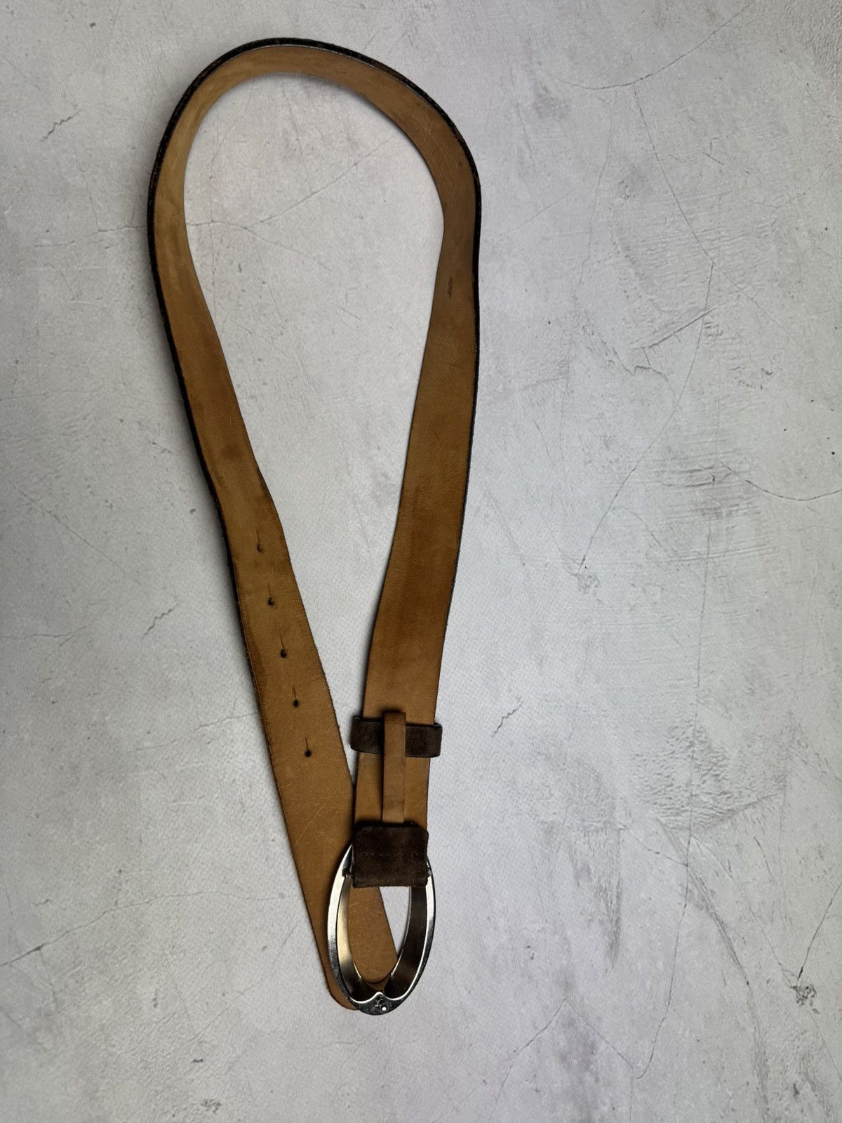 Iceberg × Vintage Iceberg Belt Leather Brown Rare Vintage Size ONE SIZE - 8 Thumbnail