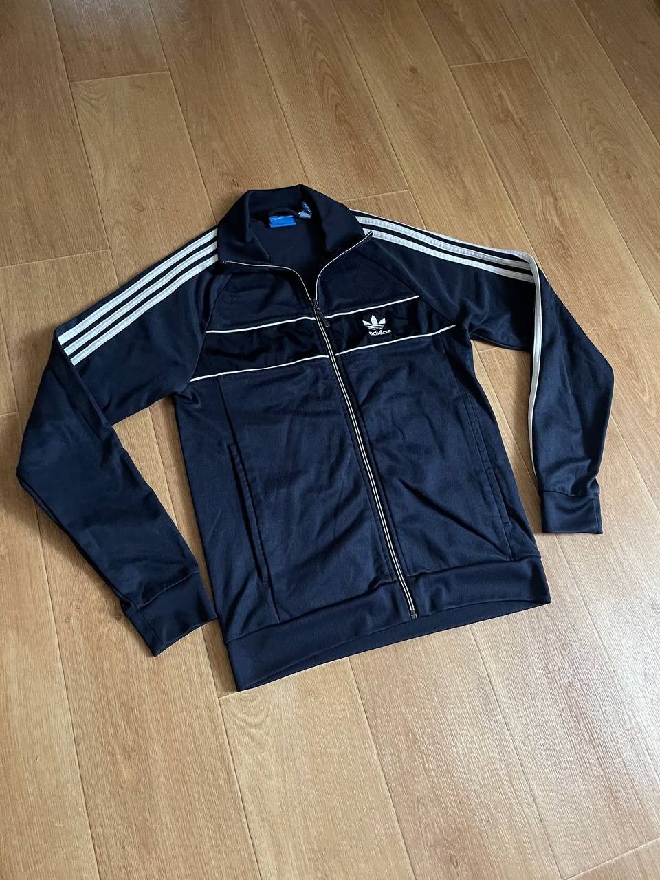 Adidas × Vintage Adidas Zip Up Tracksuit Jacket Sz S Size US S / EU 44-46 / 1 - 3 Thumbnail
