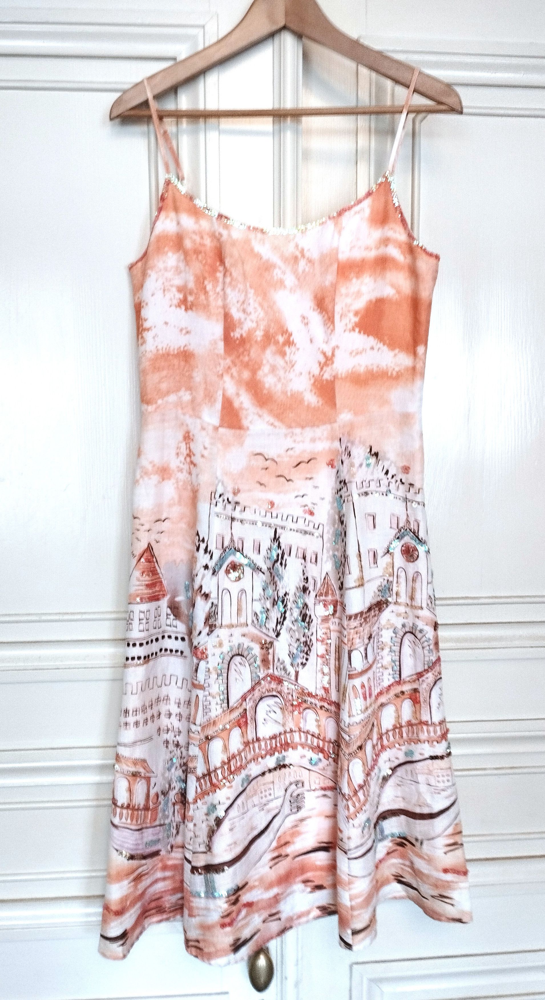 Designer René Derhy Robe Lin Venise TM/L Size M / US 6-8 / IT 42-44 - 1 Thumbnail