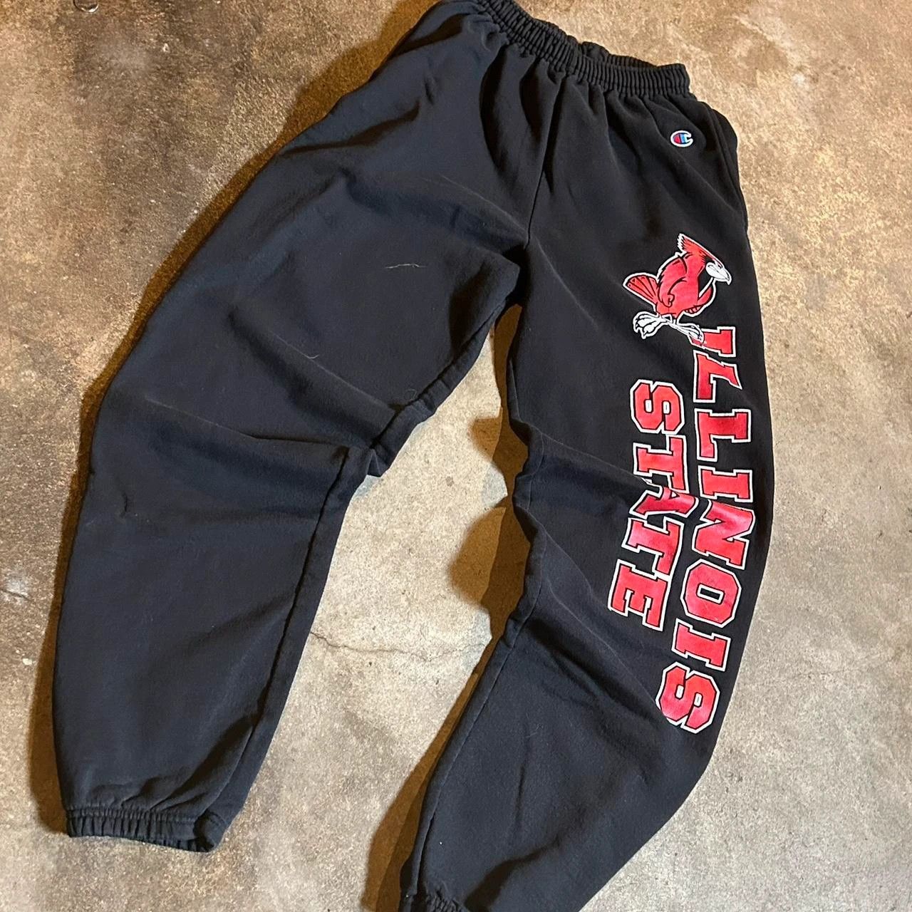 Champion Black & red Champion Illinois State University sweats Size US 30 / EU 46 - 1 Thumbnail