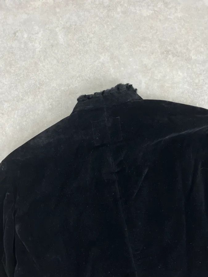 Yohji Yamamoto 2000s Yohji Yamamoto Y’s Black Faux Suede Double Breasted Jacket Size US M / EU 48-50 / 2 - 7 Thumbnail
