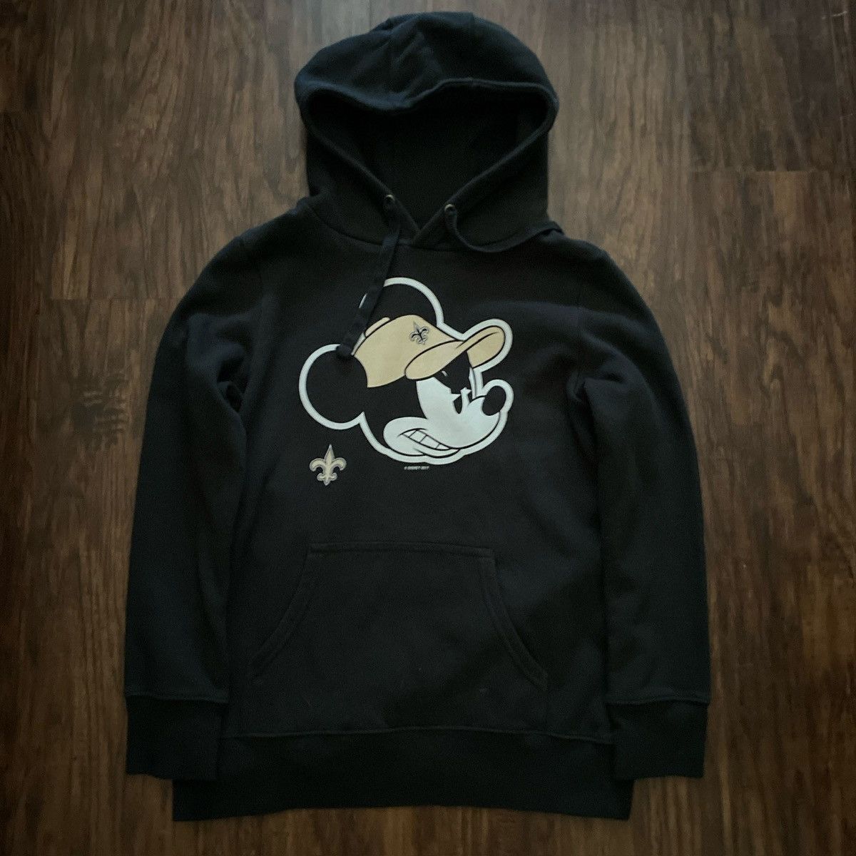 Disney × NFL × Vintage New Orlean Saints Micky Mouse Hoodie Size US S / EU 44-46 / 1 - 1 Thumbnail