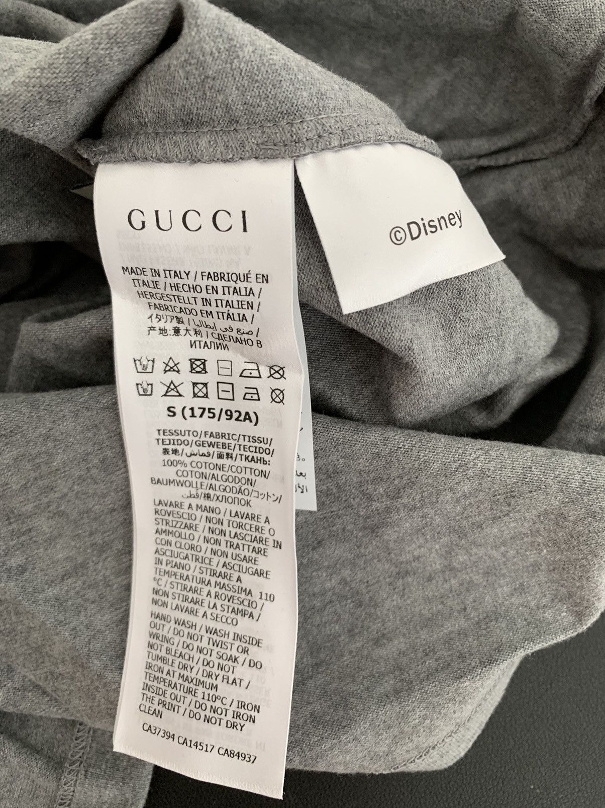 Gucci Gucci X Disney Cotton T-Shirt Size US S / EU 44-46 / 1 - 17 Thumbnail