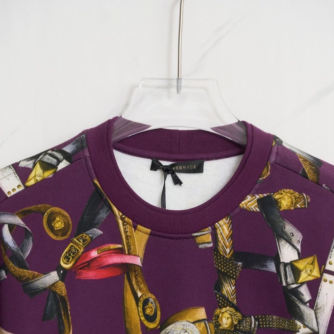 Versace Versace Men's Pattern All-Over Print Sweatshirt Size US M / EU 48-50 / 2 - 3 Thumbnail