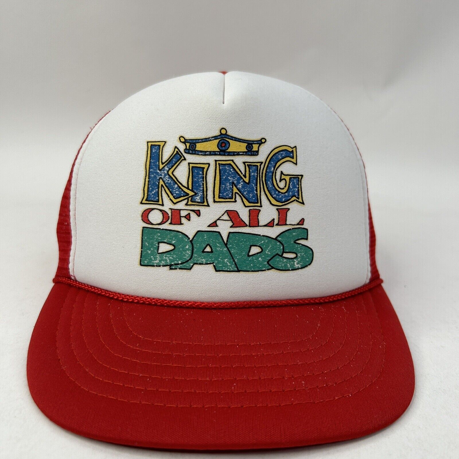 Vintage Vintage 80’s “King of All Dad’s” Snapback Trucker Hat 2024 Size ONE SIZE - 1 Thumbnail