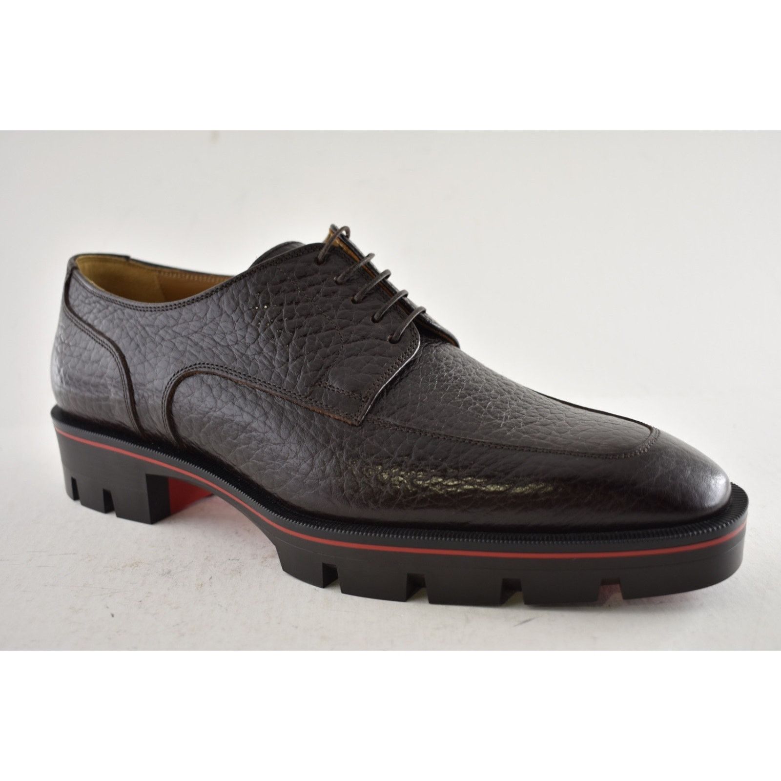 Christian Louboutin Christian Louboutin Brown Lug Sole Derby Oxford Loafer 44 11 Size US 11 / EU 44 - 5 Thumbnail