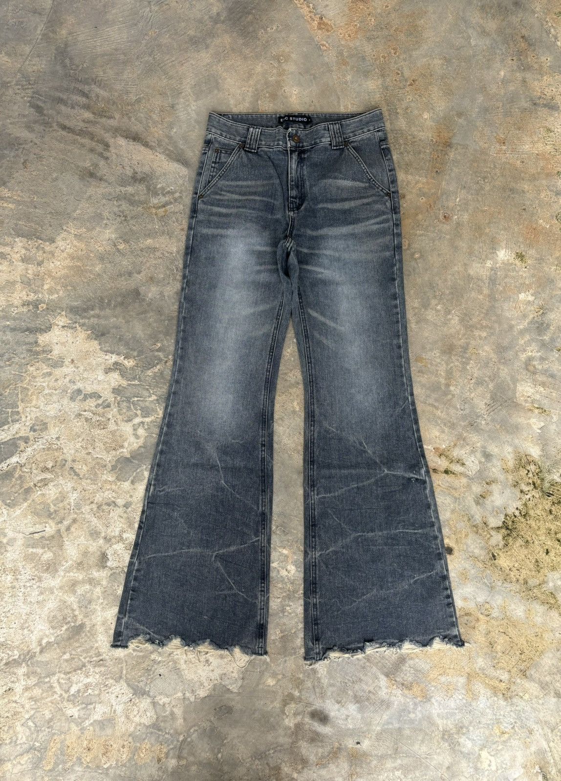 Hysteric Glamour Flare Jeans Esc Studio Ifsix Lgb Style Boocut Size US 31 - 2 Thumbnail