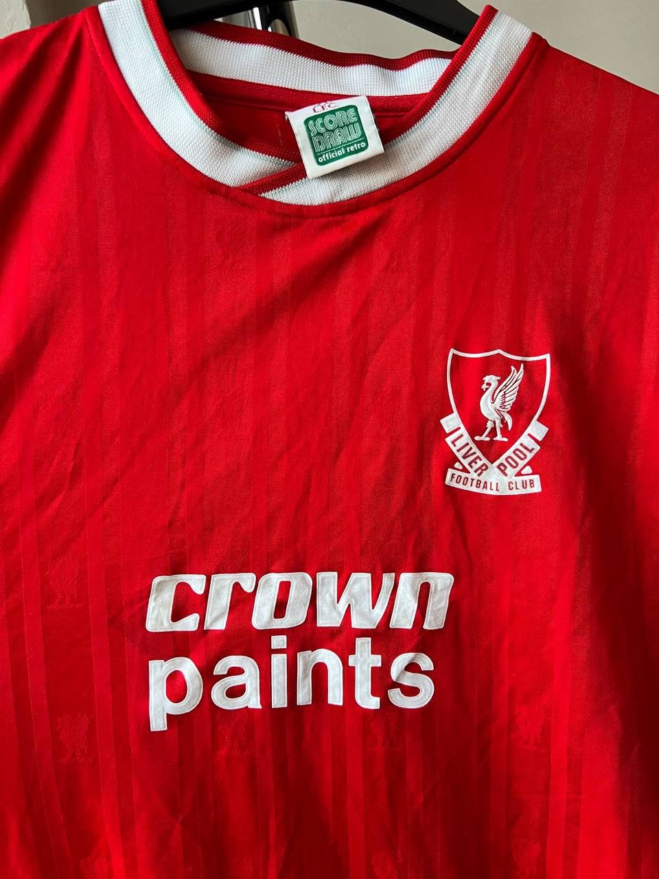 Vintage 1987 LIVERPOOL FC REMAKE HOME SOCCER JERSEY FOOTBALL SHIRT Size US XL / EU 56 / 4 - 3 Thumbnail