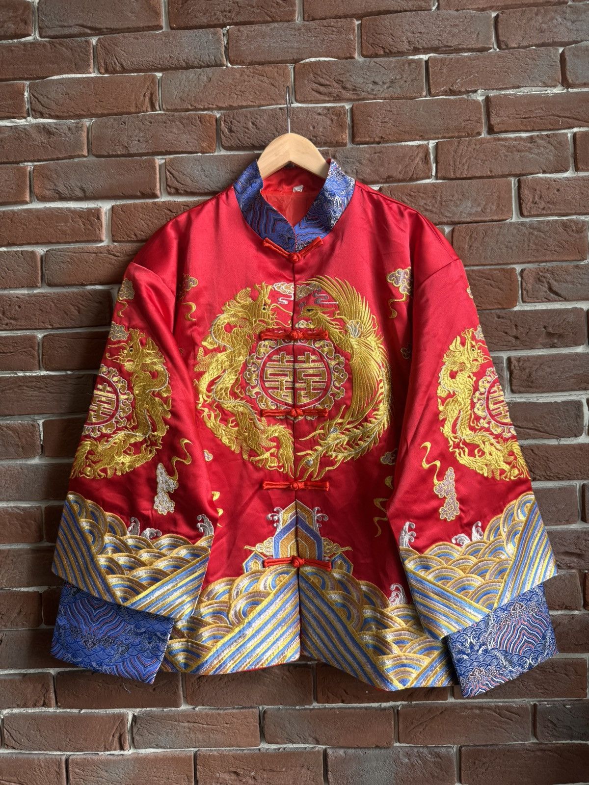 Vintage Kimono Chinese Traditional Dragon Graphic vintage brand Size US XXL / EU 58 / 5 - 1 Thumbnail