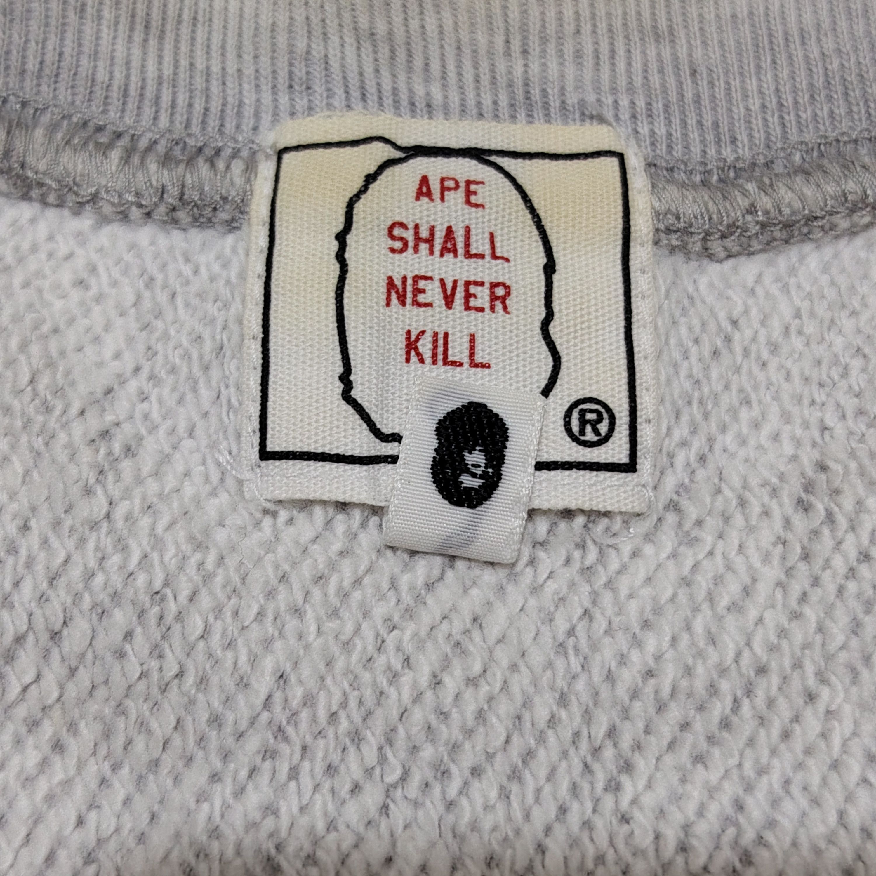 Bape VERY RARE STREETWEAR‼️Bape Bapex Grey Sweatshirt M Japan Size US M / EU 48-50 / 2 - 9 Thumbnail