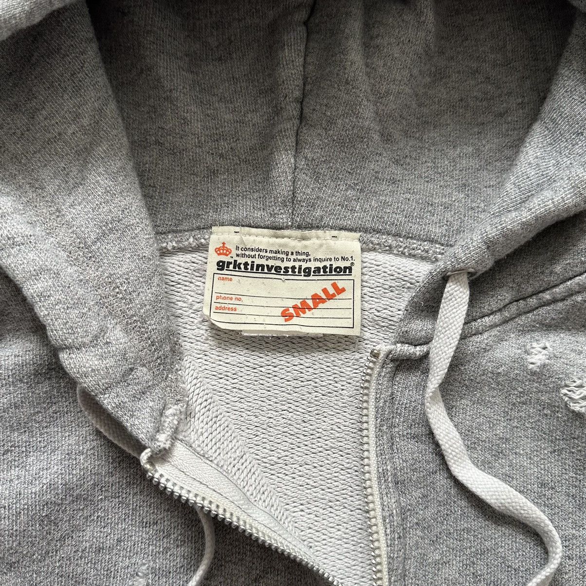 Buzz Rickson's Japan Grktinvestigation Issey Miyake Distressed Zip Hoodie Size US S / EU 44-46 / 1 - 7 Thumbnail
