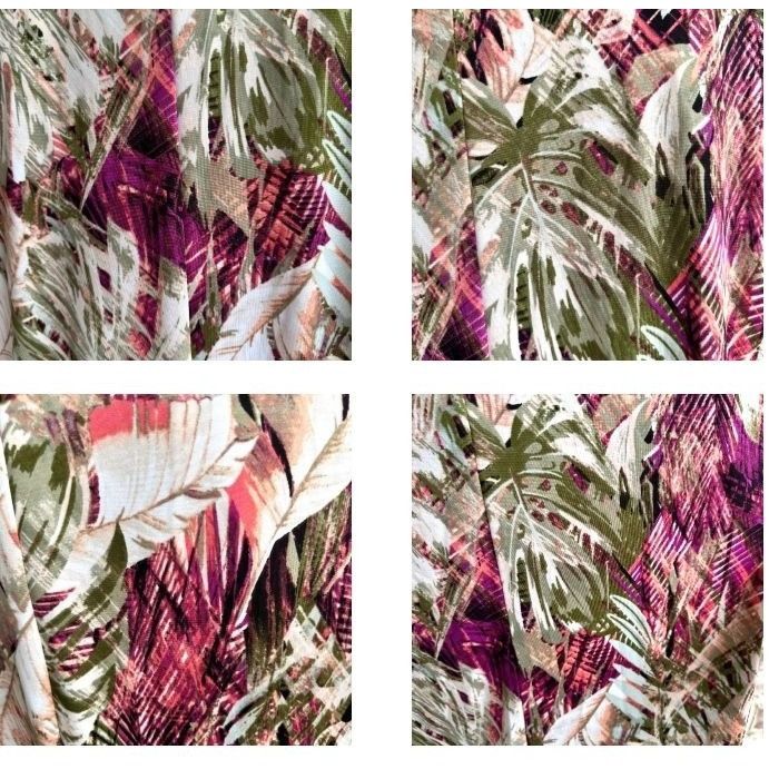 Other Ellen Weaver Maxi Dress Large Sleeveless Flowy Abstract Leav Size L / US 10 / IT 46 - 6 Thumbnail