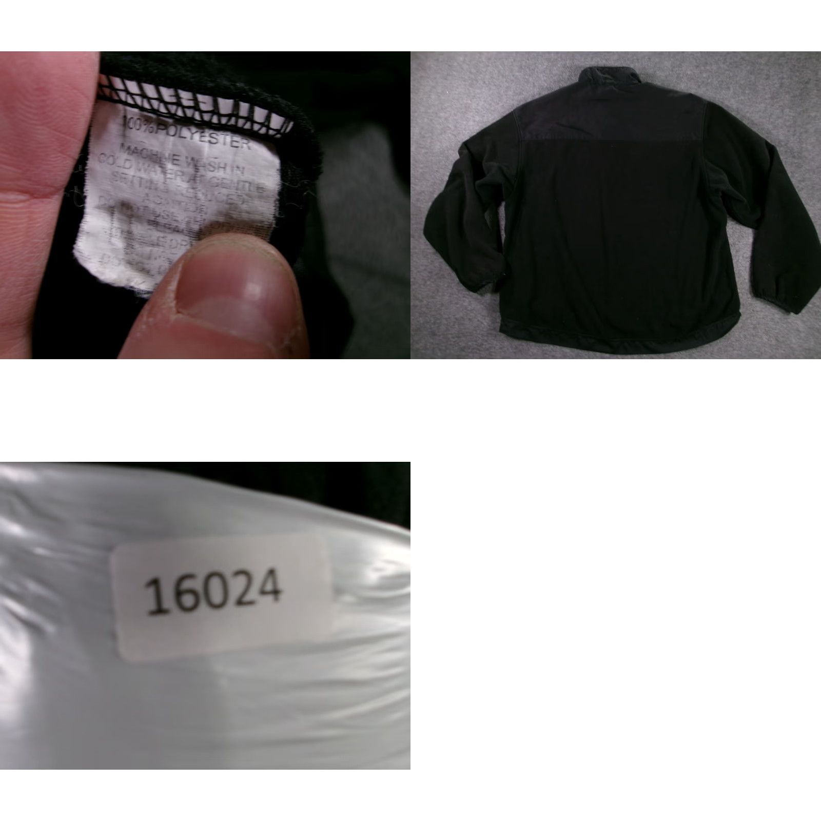 Logo 7 National Guard Jacket Mens XL Black Fleece Full Zip Embroidered Logo Pockets Size US XL / EU 56 / 4 - 8 Thumbnail