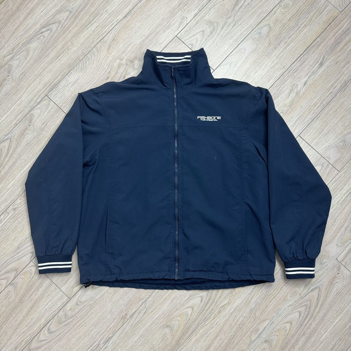 Vintage Vintage 90s Fishbone Zip Up Track Jacket Size US M / EU 48-50 / 2 - 2 Thumbnail