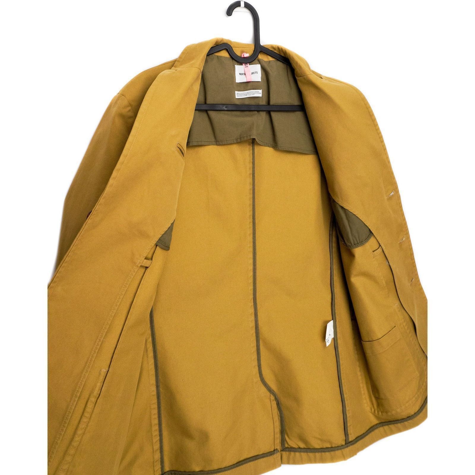 Norse Projects Norse Projects Agder Mustard Brown Thick Cotton Work Jacket Size US M / EU 48-50 / 2 - 9 Thumbnail