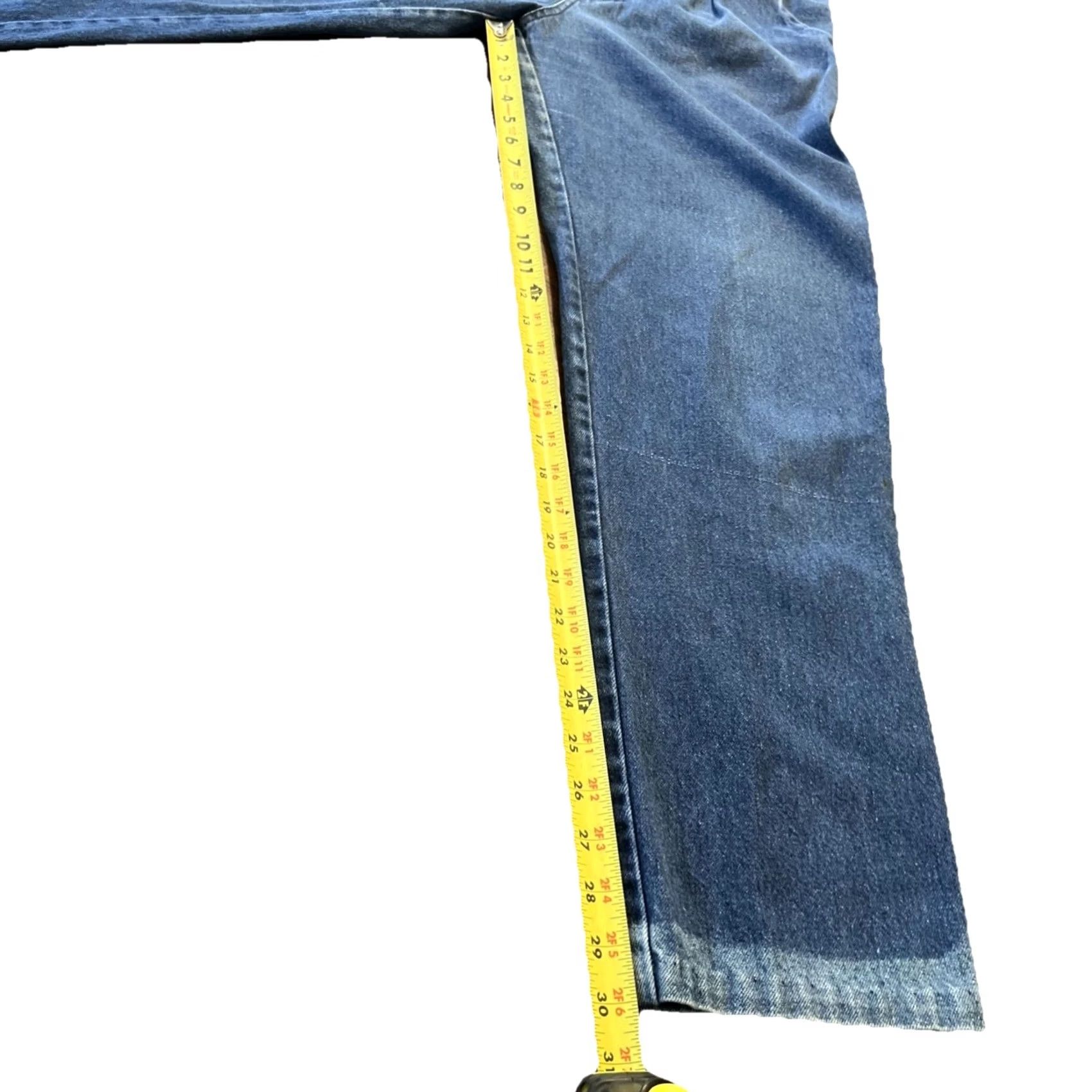 Vintage VINTAGE Rocky Mountain Jeans Womens High WAIST Regular 26 30 Blue Denim 90s Western Comfort Pockets Jeans Size 30" / US 8 / IT 44 - 7 Thumbnail