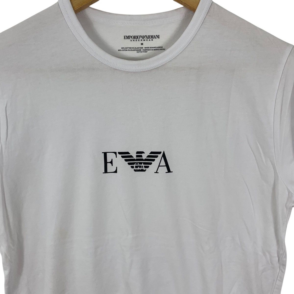 Emporio Armani EMPORIO ARMANI ITALY EA Box Logo Giorgio Collection Tee Size M / US 6-8 / IT 42-44 - 5 Thumbnail