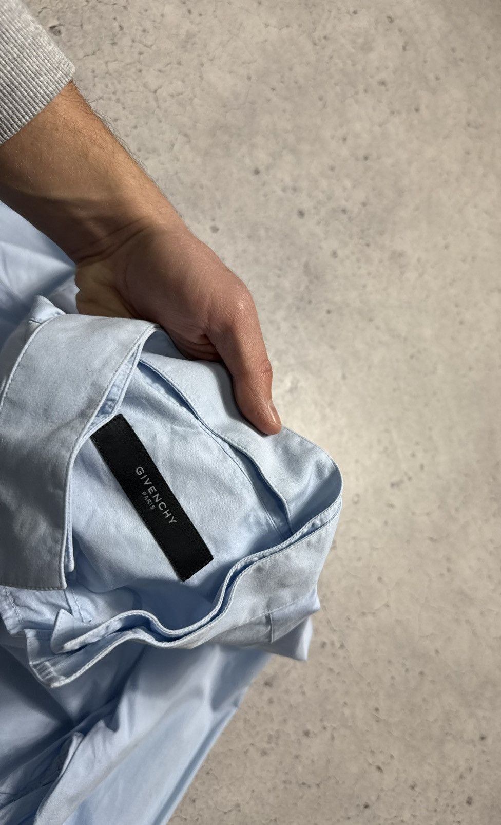 Givenchy Givenchy Luxury Button Up Shirt Blue Size US S / EU 44-46 / 1 - 5 Thumbnail
