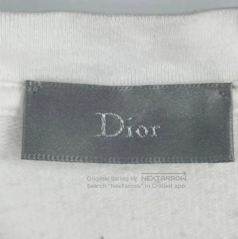 Dior Dior Men's White Cotton Short Sleeve T-Shirt . Size US L / EU 52-54 / 3 - 3 Thumbnail