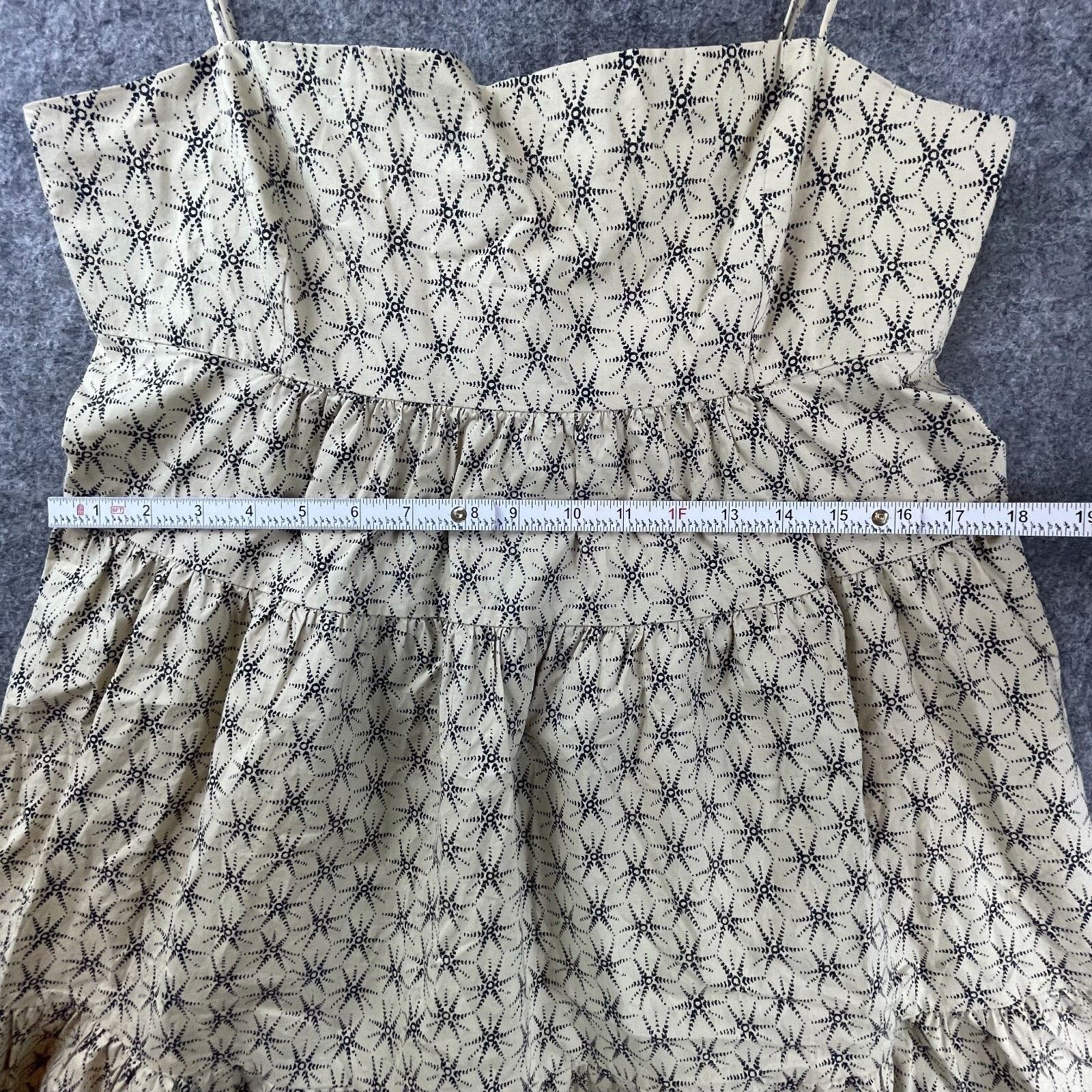 Levi's Levi's Clea Dress Womens Medium Safari Tiered Ruffle Summery Size M / US 6-8 / IT 42-44 - 5 Thumbnail