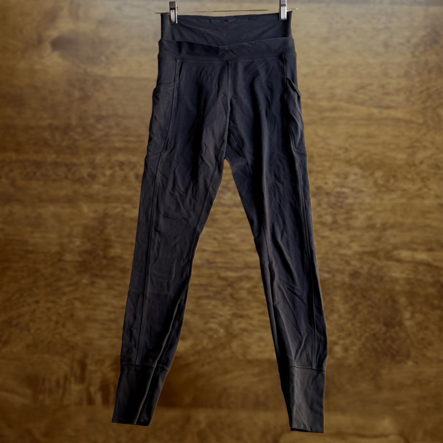 Lululemon Lululemon Leggings Womens XS Black High Rise Jogger Pockets Yoga Athletic Gym Size 26" / US 2 / IT 38 - 1 Thumbnail