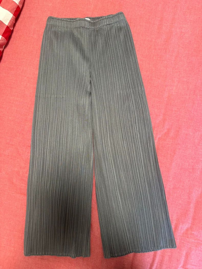 Issey Miyake issey miyake size:2 Dark grey trousers 2505-Nextarrow Size US 26 / EU 42 - 1 Thumbnail